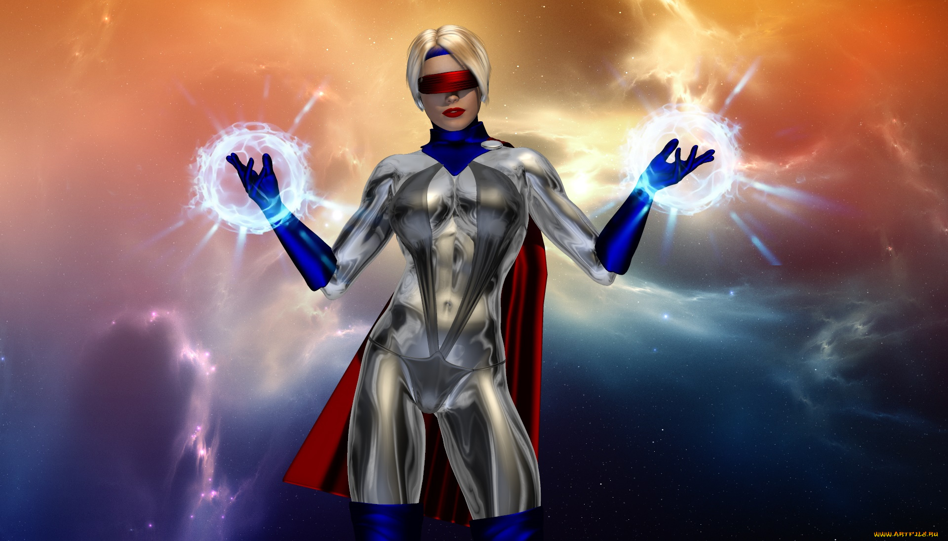 3д, графика, фантазия, , fantasy, взгляд, фон, девушка, магия