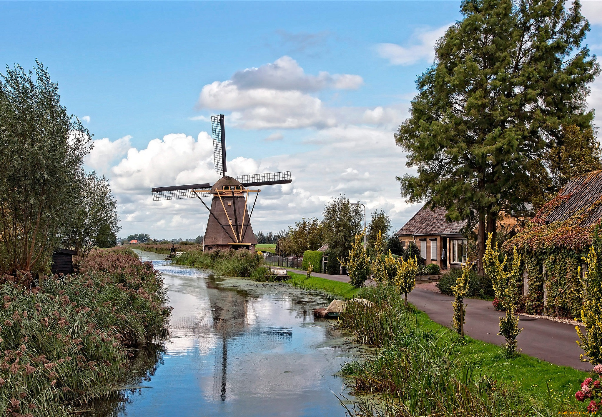 разное, мельницы, ветряк