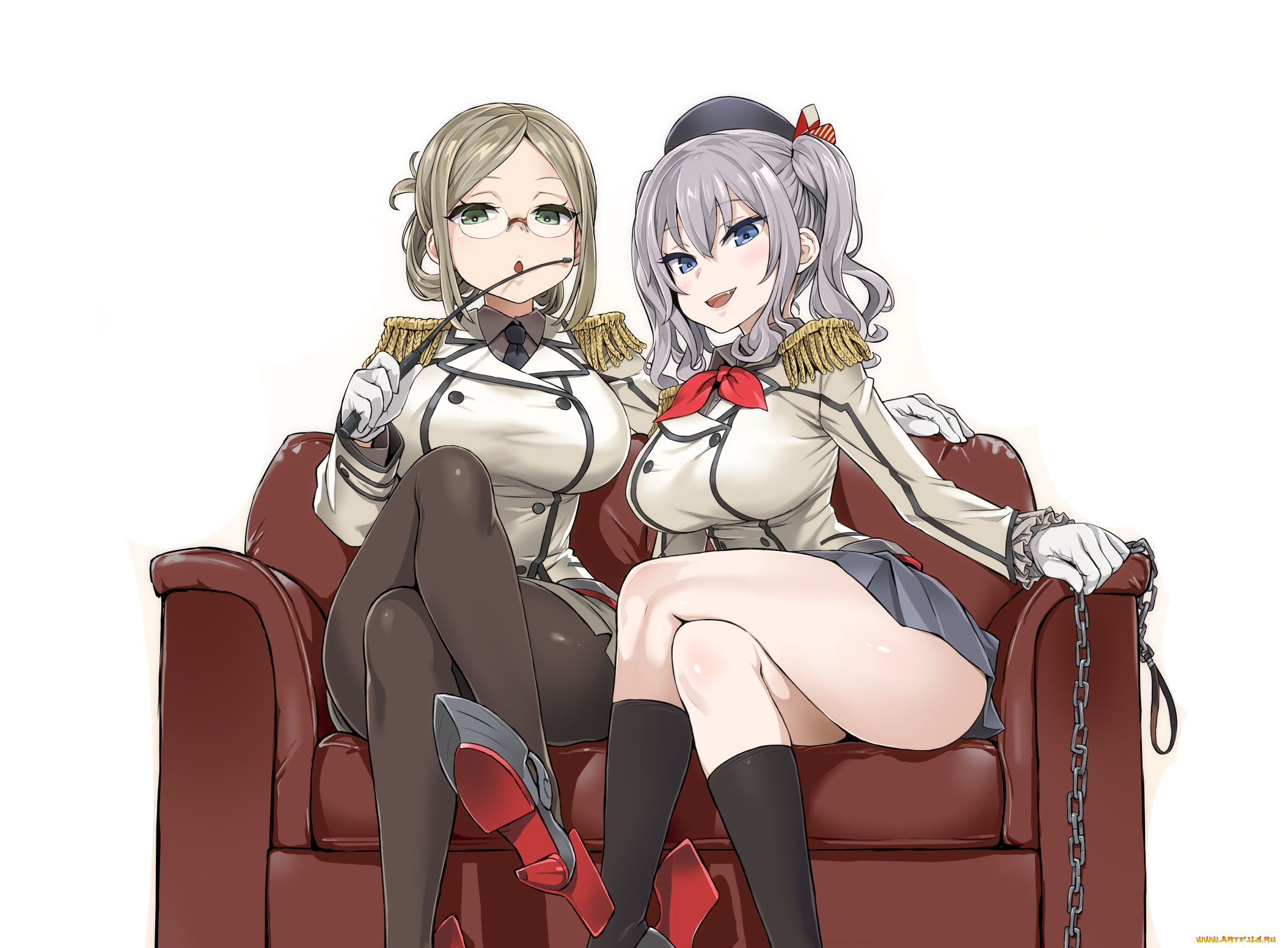 аниме, kantai, collection, арт, девушки