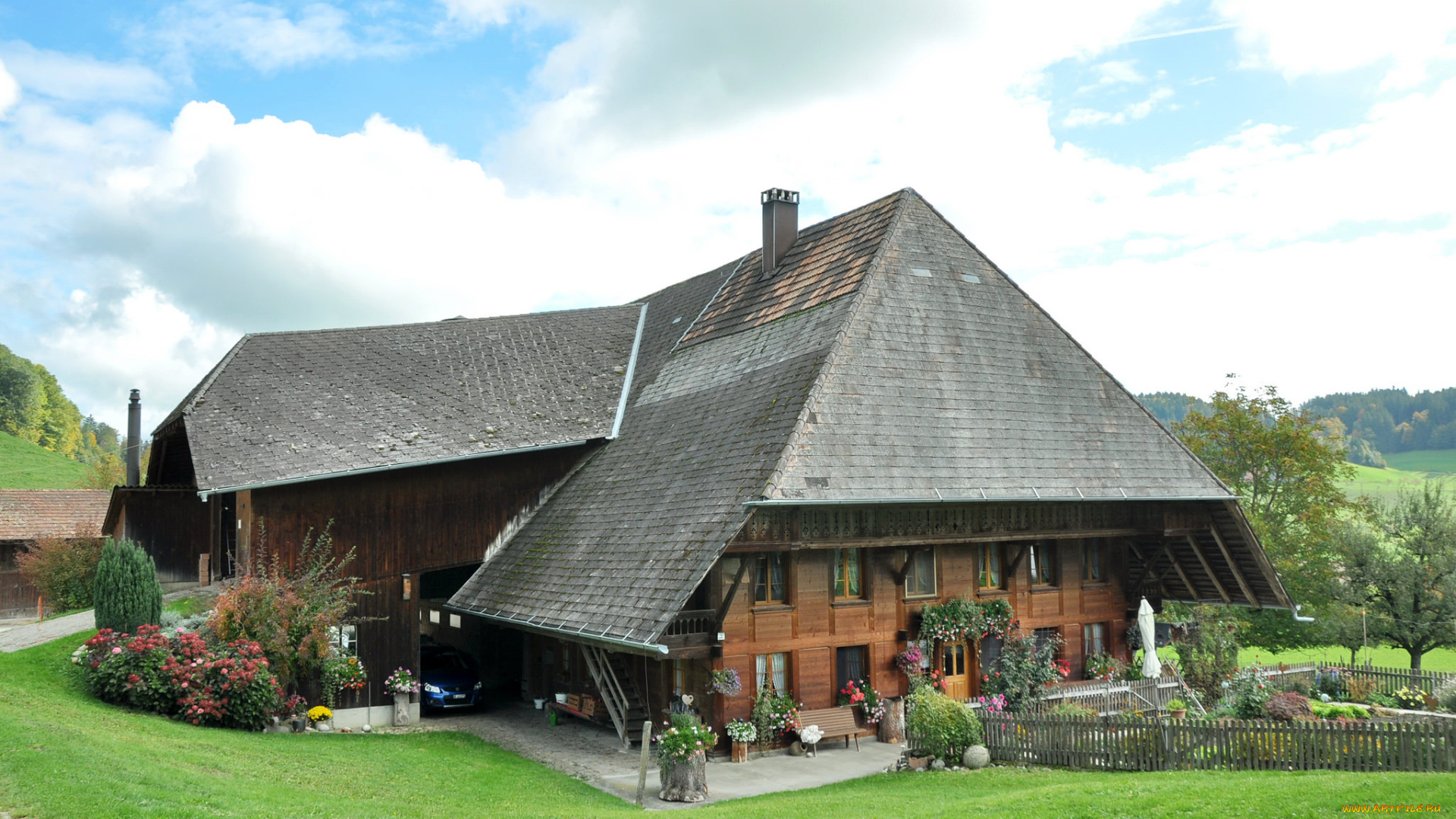 города, -, здания, , дома, дом, лето, облака