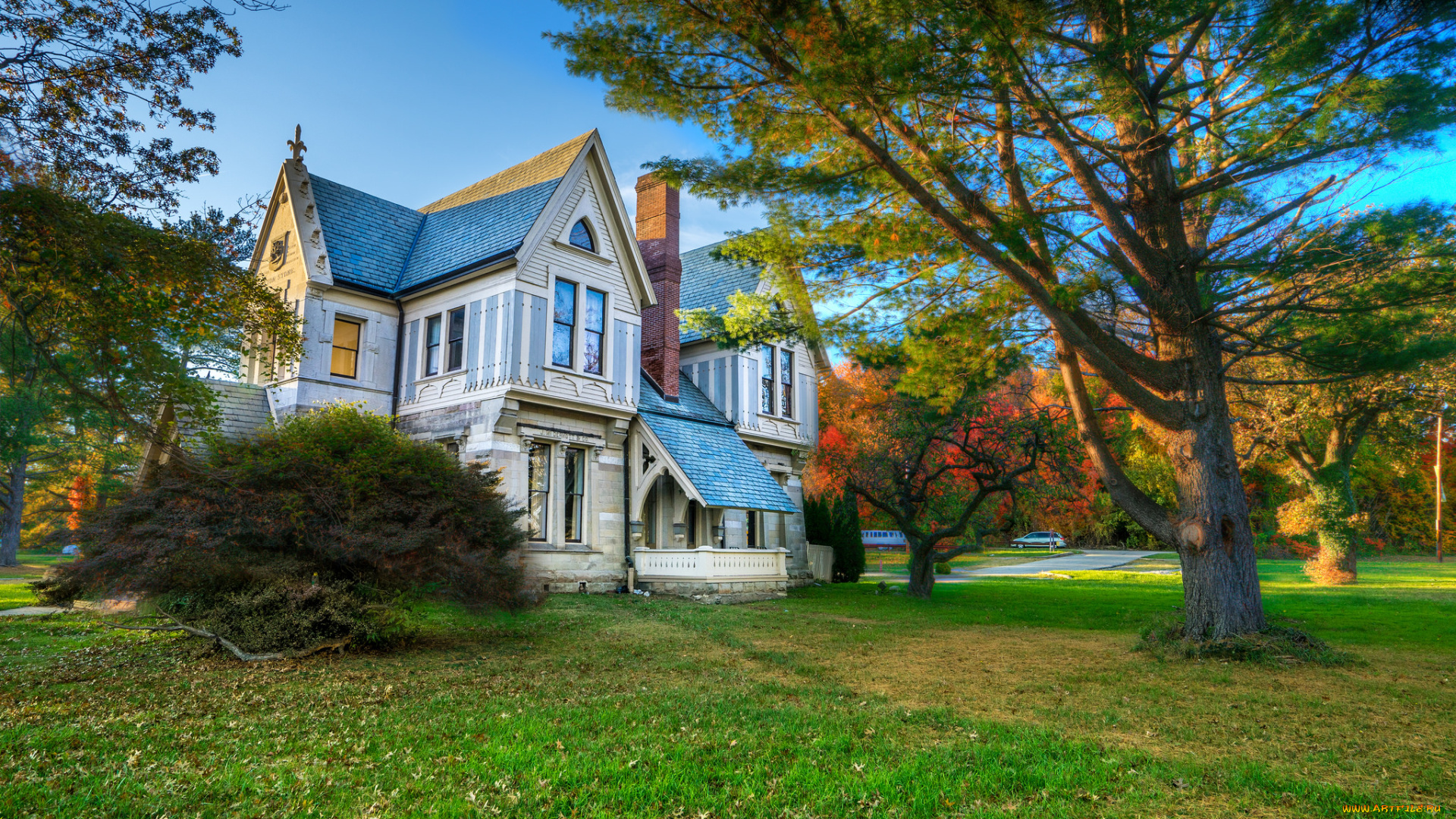 города, -, здания, , дома, дом, загородный