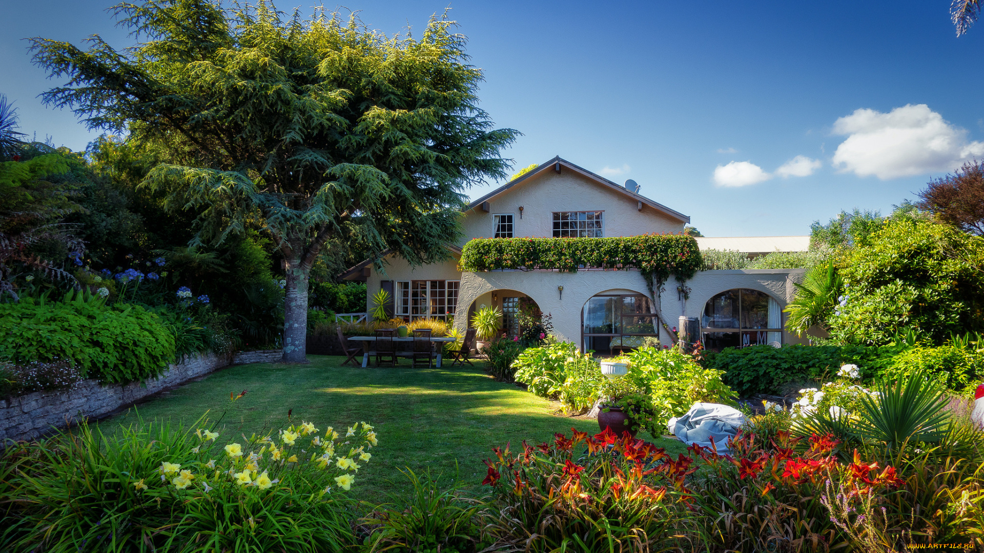 города, -, здания, , дома, вилла