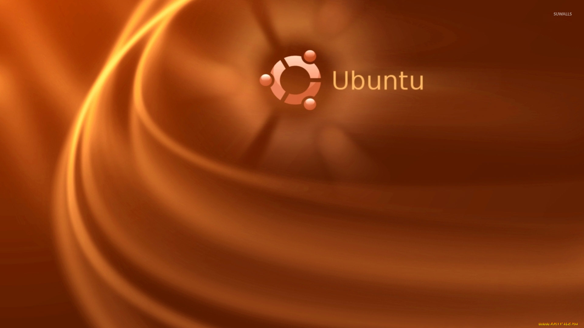 компьютеры, ubuntu, linux, фон, логотип