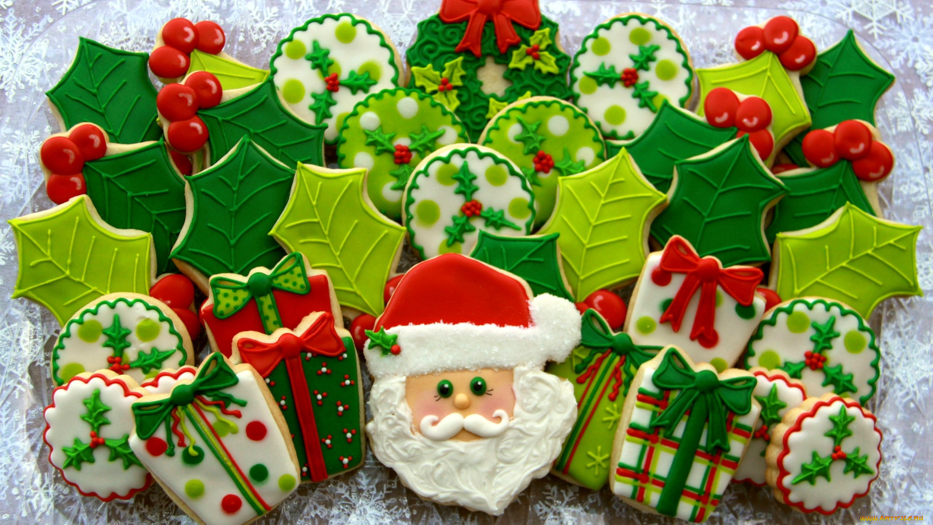 праздничные, угощения, пряники, фигурные, новогодние