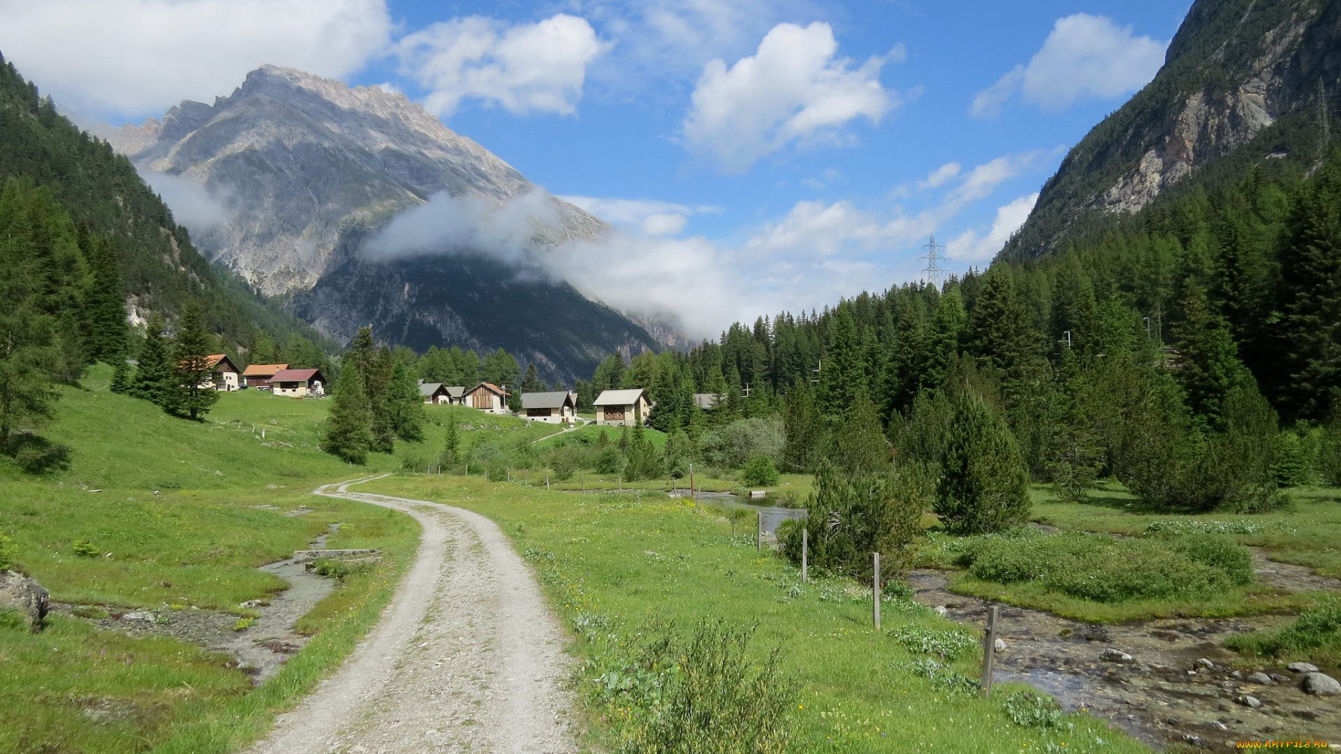 природа, дороги, горы, дорога, лето