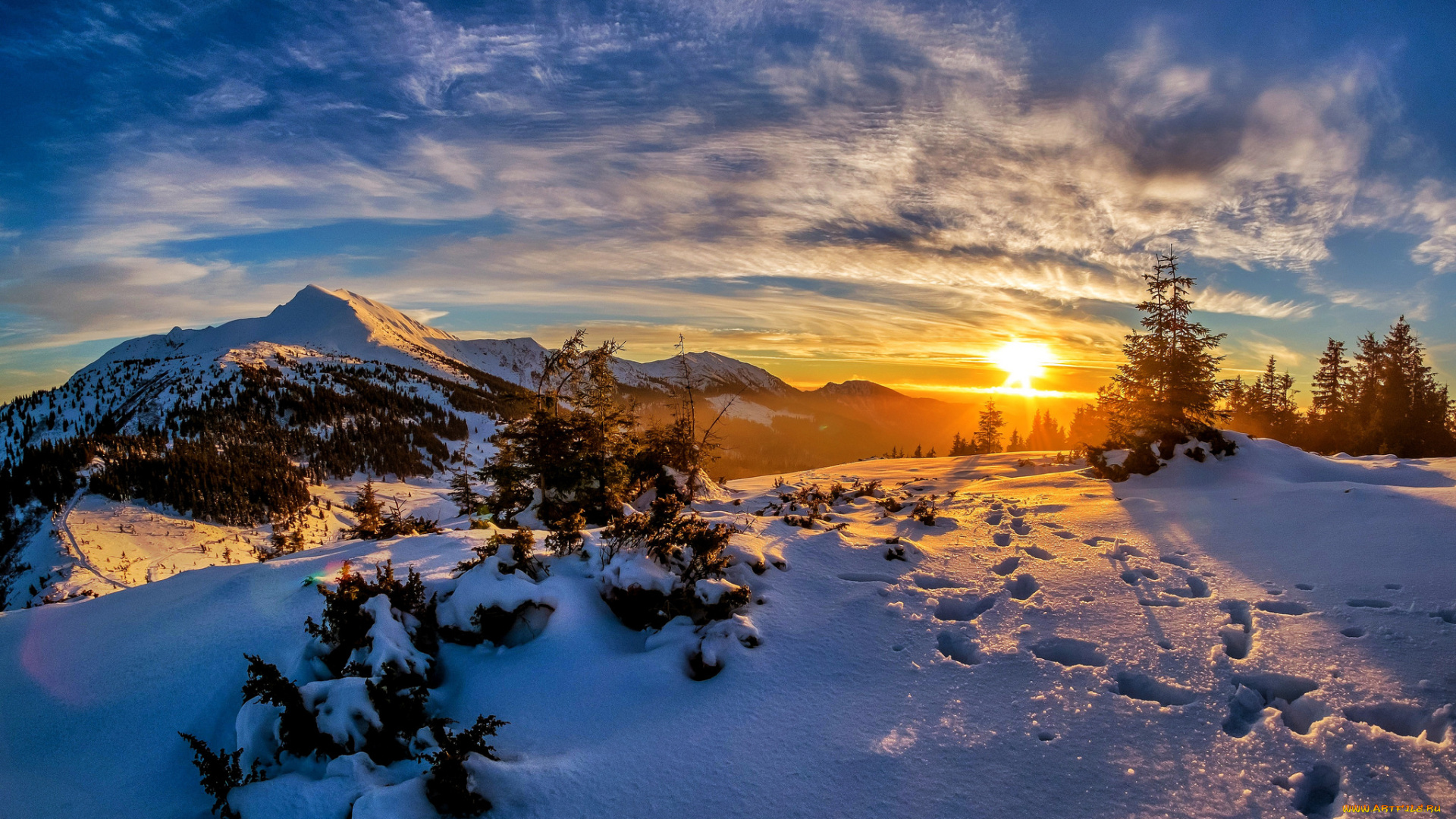 природа, восходы, закаты, рассвет