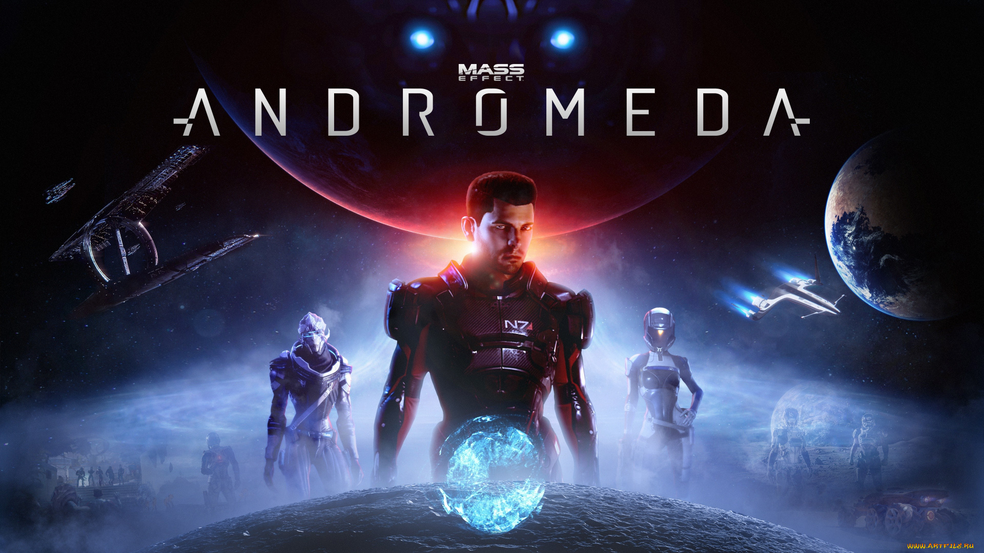 видео, игры, mass, effect, , andromeda, mass, effect, аndromeda, action, шутер