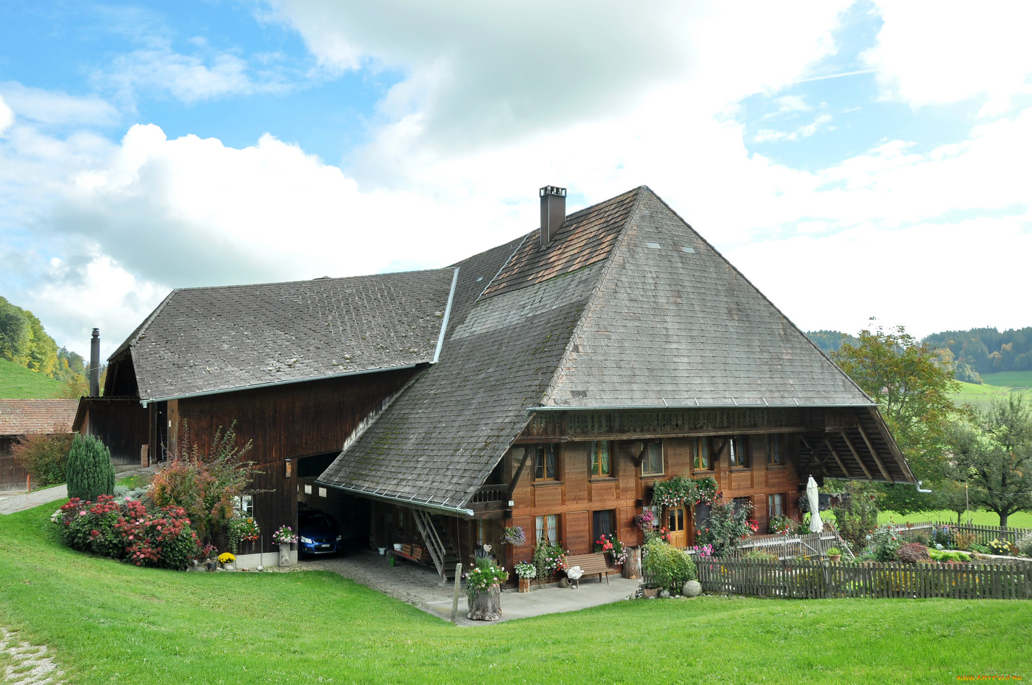 города, -, здания, , дома, дом, лето, облака