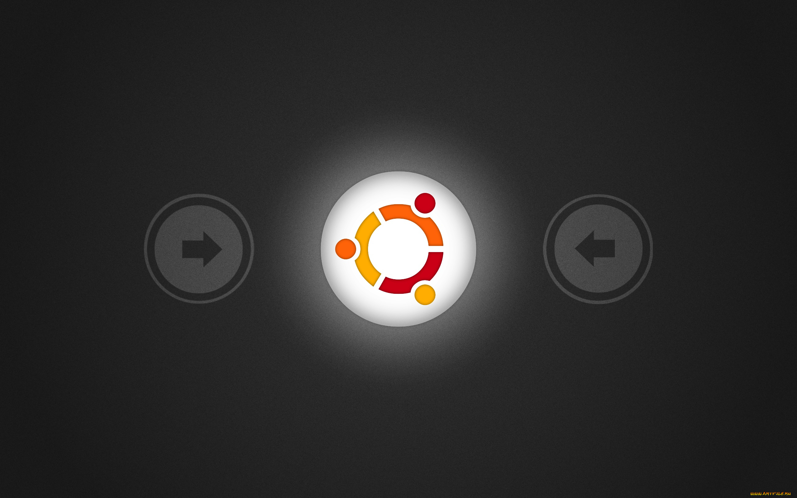 компьютеры, ubuntu, linux, логотип, фон