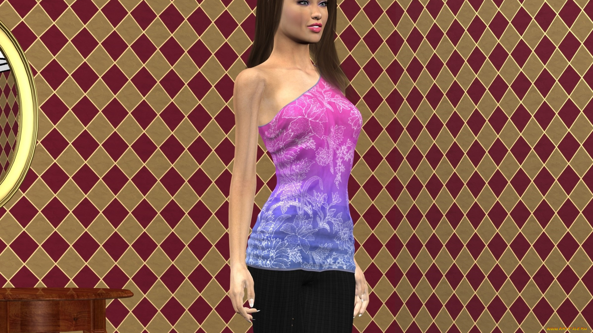 3д, графика, люди, , people, фон, девушка, взгляд