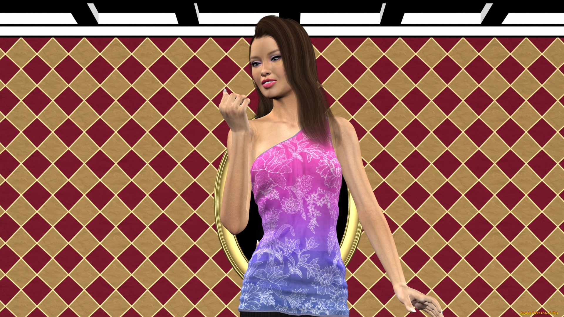 3д, графика, люди, , people, фон, взгляд, девушка