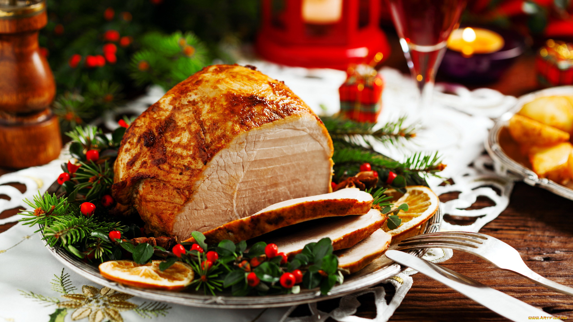 еда, мясные, блюда, буженина