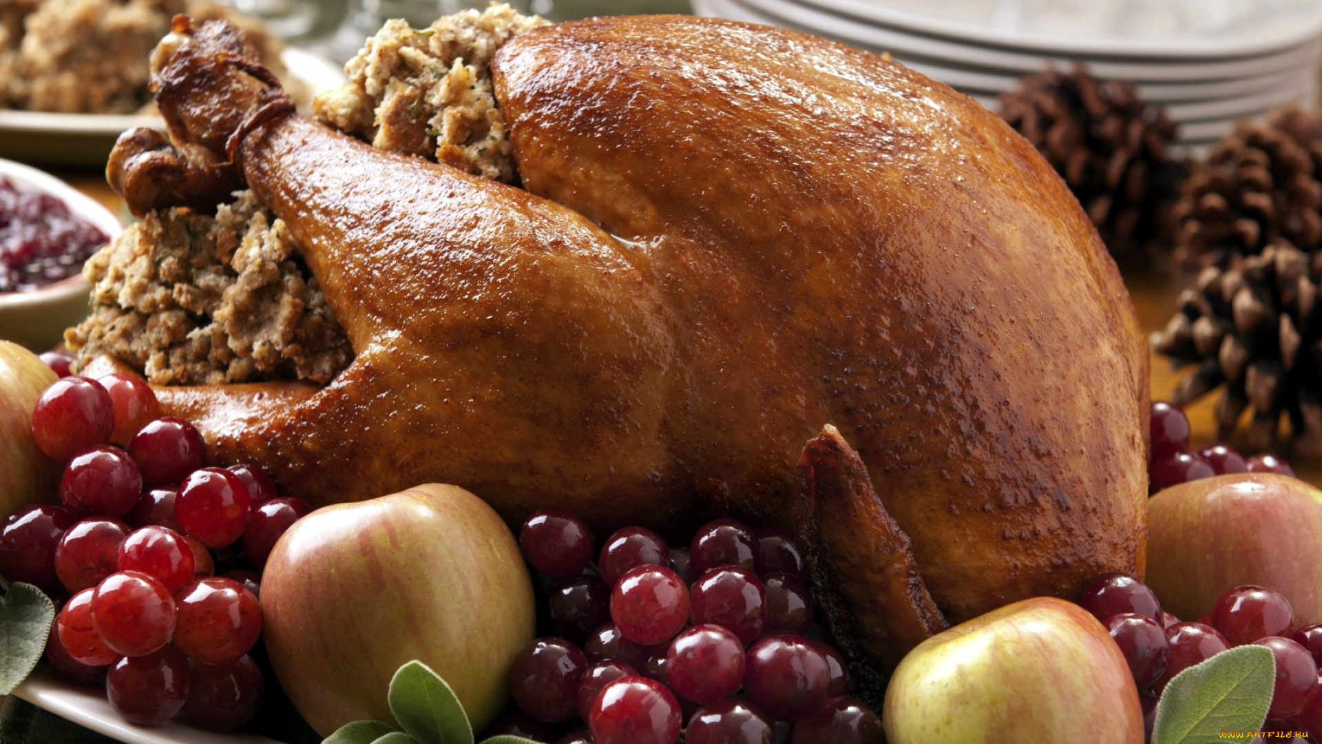 еда, мясные, блюда, индейка
