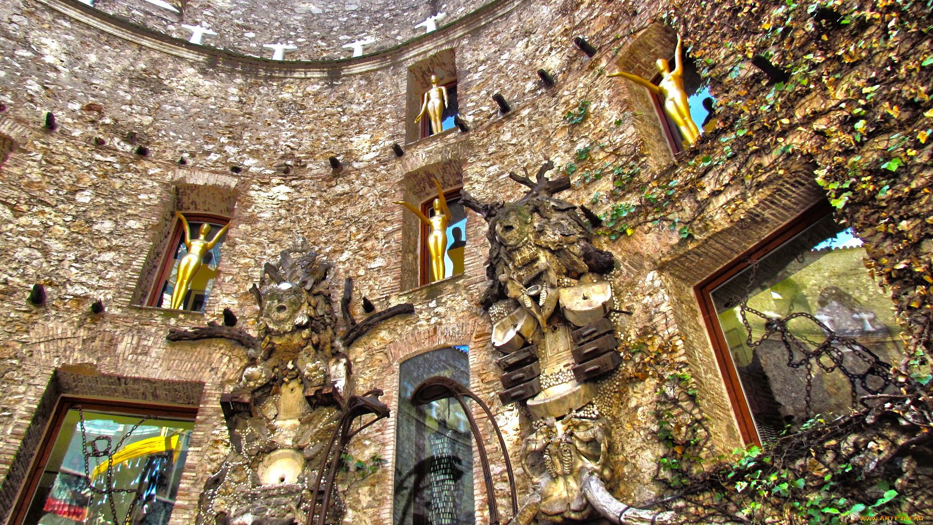 фигейрос, города, -, памятники, , скульптуры, , арт-объекты, скульптура, окно