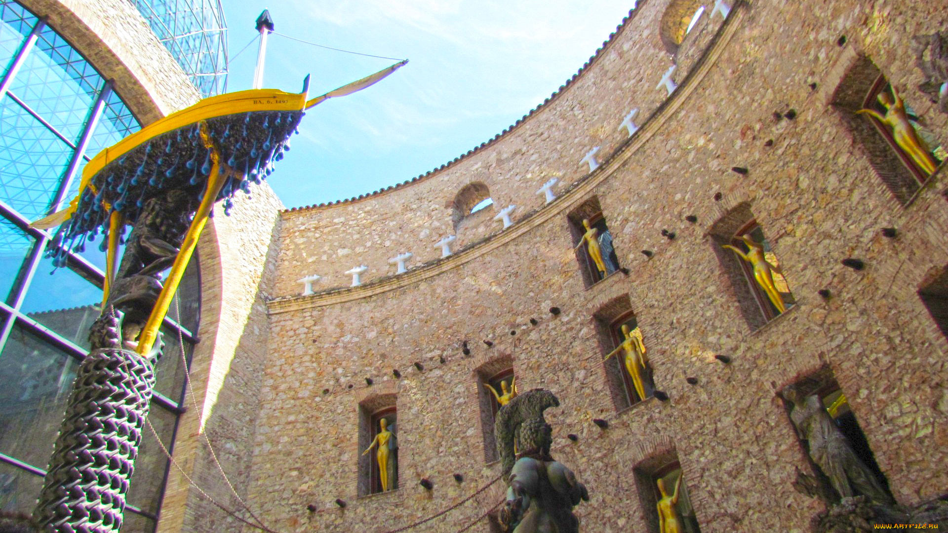 фигейрос, города, -, памятники, , скульптуры, , арт-объекты, музей, скульптура, дали, испания