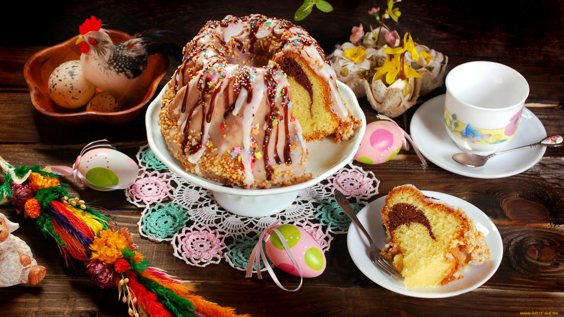 праздничные, пасха, кулич