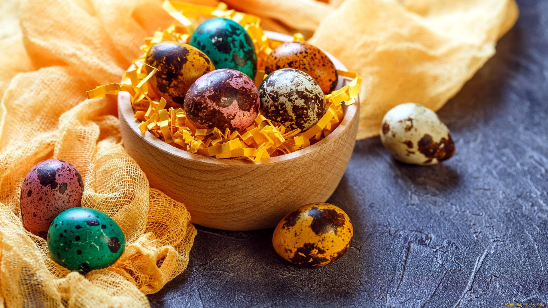 праздничные, пасха, перепелиные, яйца