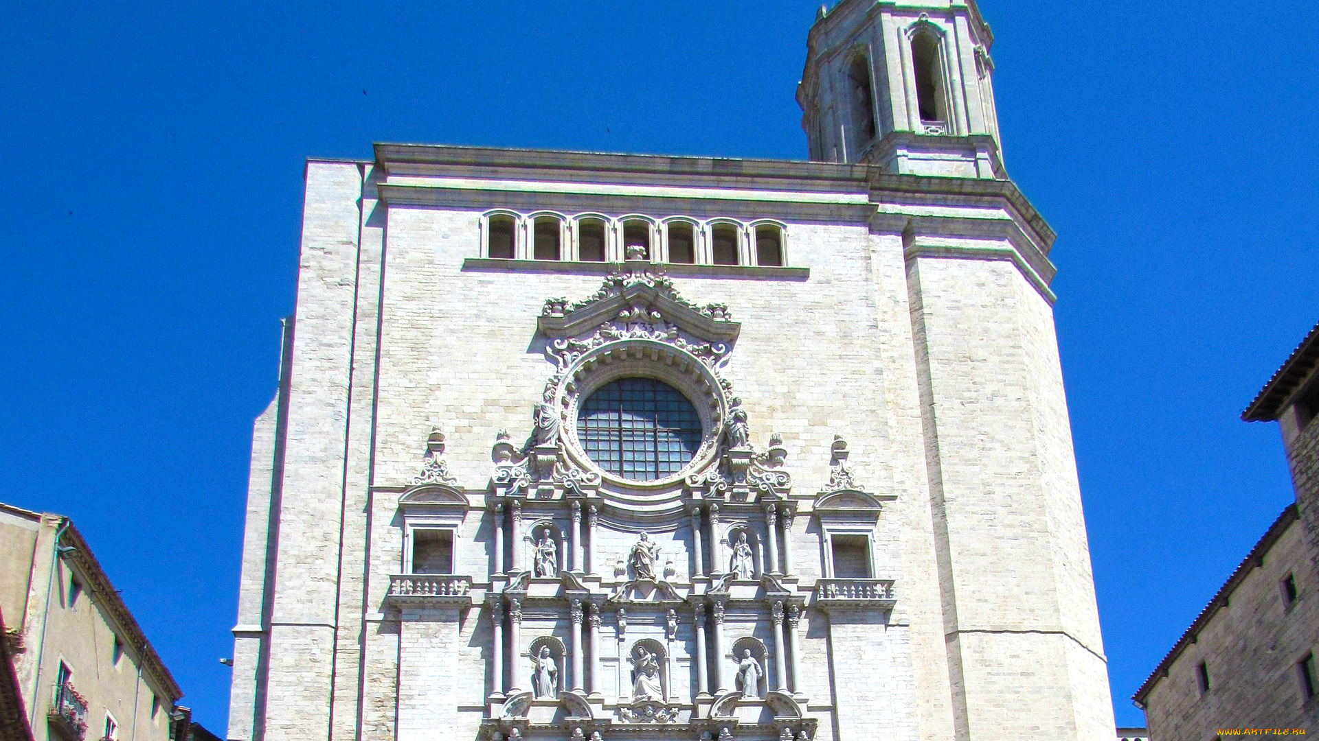 жирона, города, -, католические, соборы, , костелы, , аббатства, здание