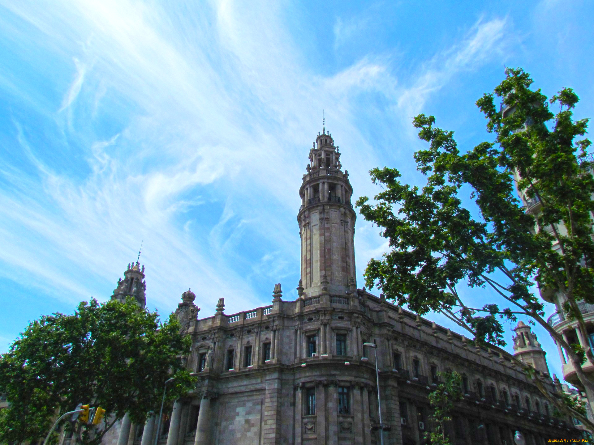 барселона, города, барселона, , испания, здание