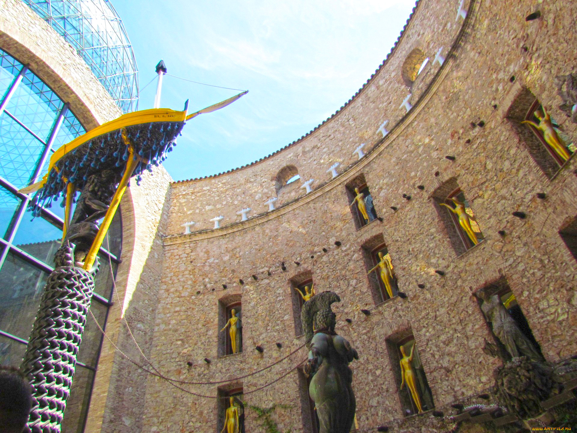 фигейрос, города, -, памятники, , скульптуры, , арт-объекты, музей, скульптура, дали, испания