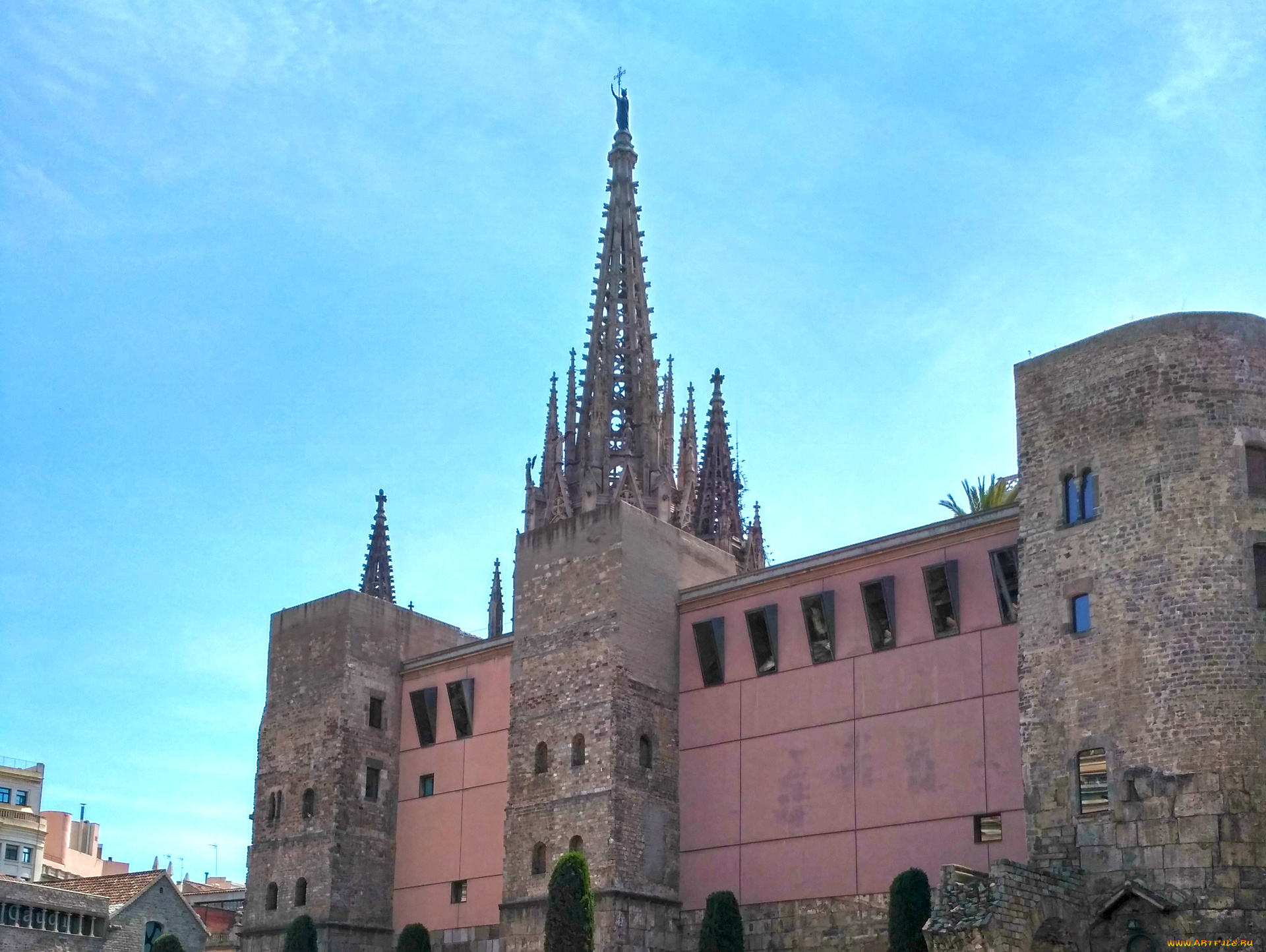 барселона, города, барселона, , испания, здание