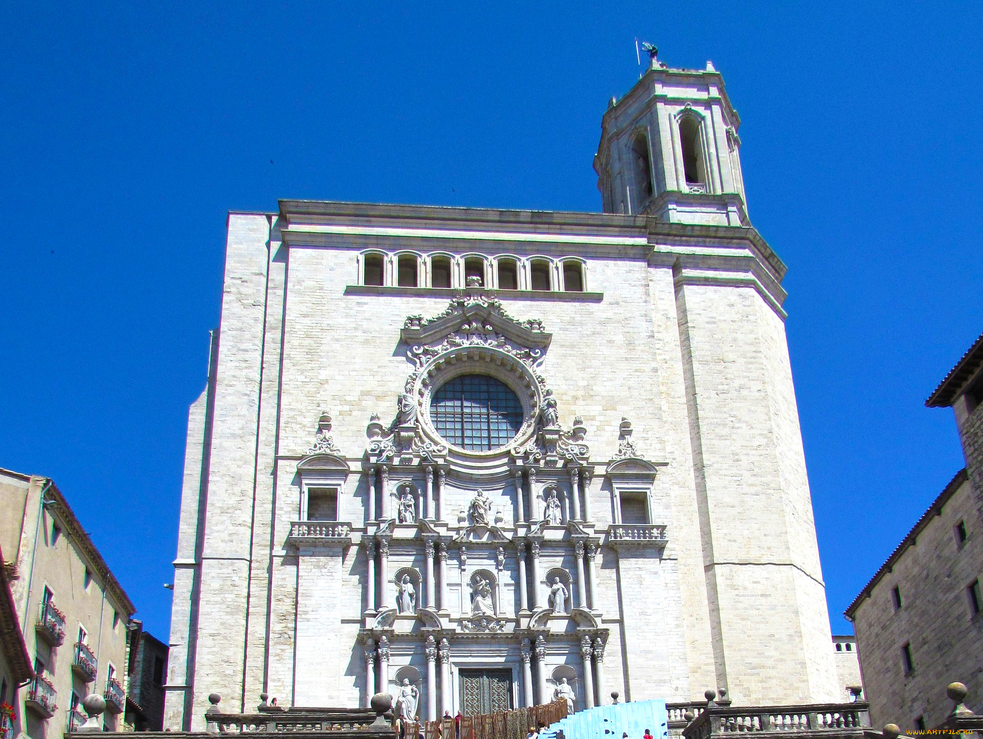 жирона, города, -, католические, соборы, , костелы, , аббатства, здание