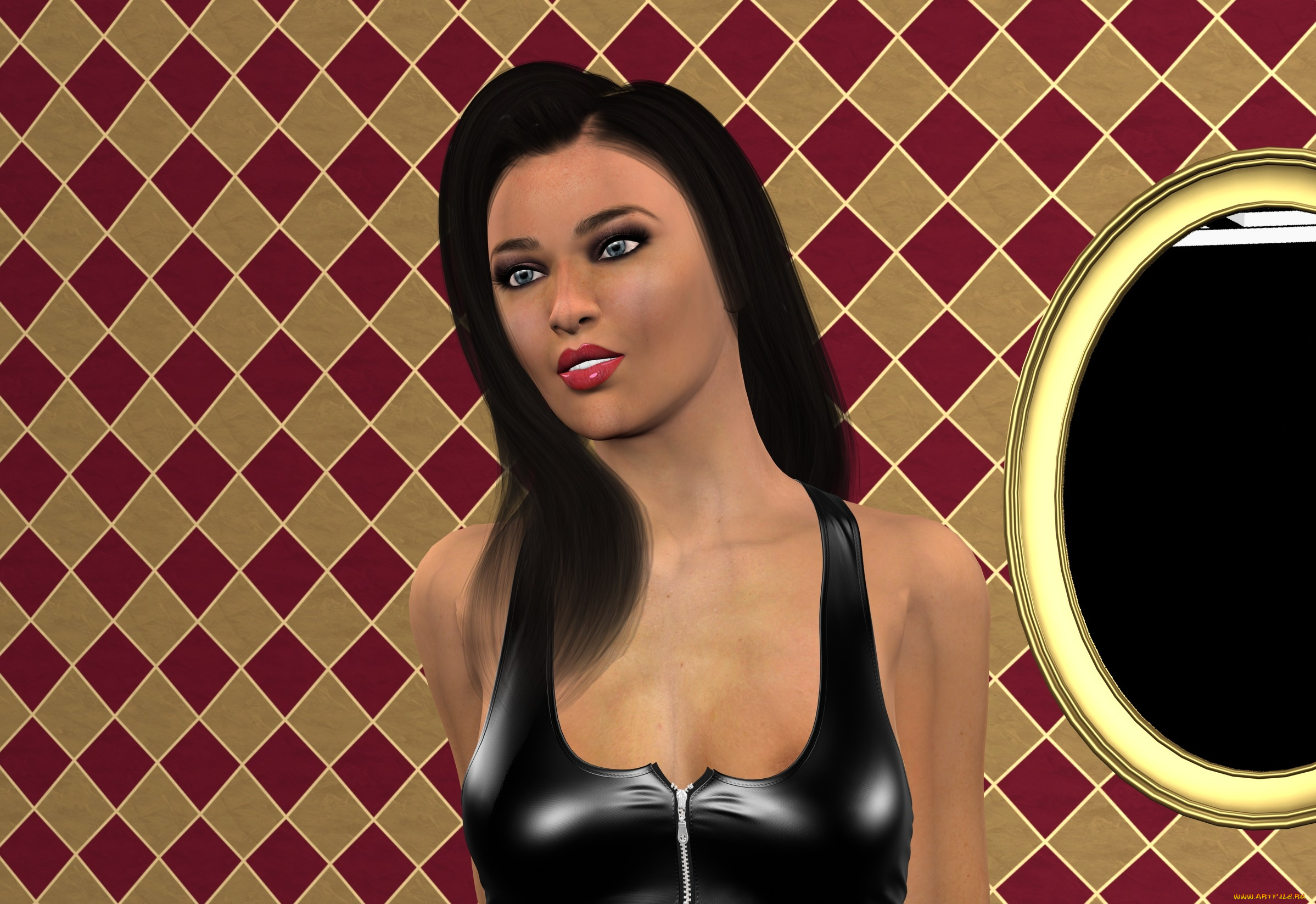 3д, графика, люди, , people, фон, взгляд, девушка