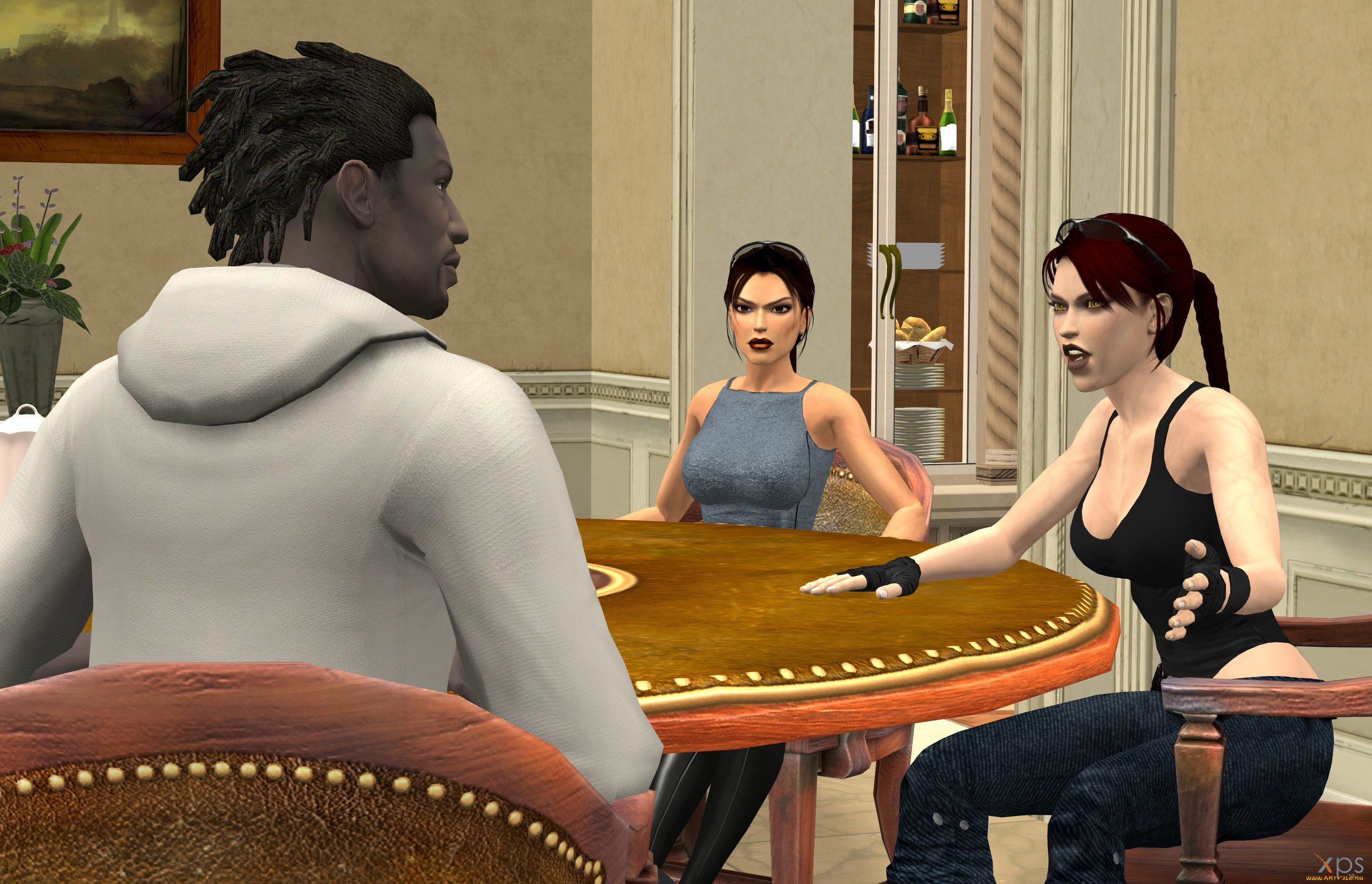 3д, графика, люди, , people, фон, девушки, взгляд