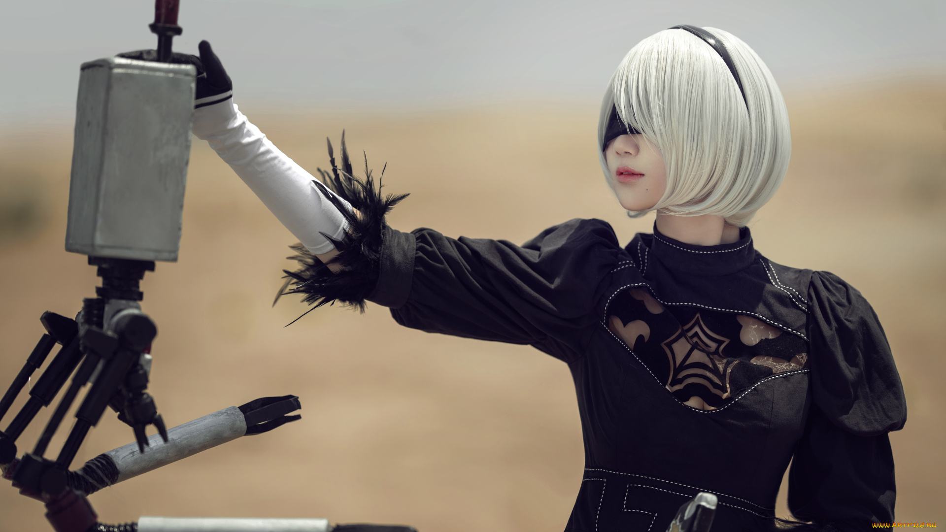 девушки, -unsort, , девушки, с, оружием, робот, девушка, андроид, 2в