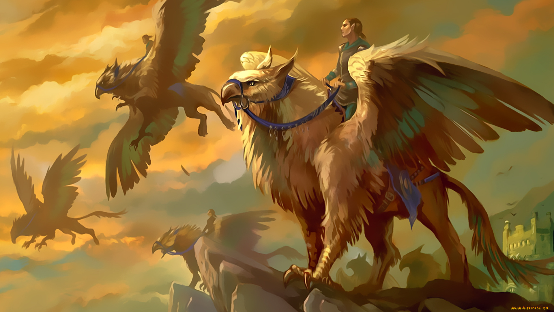 календари, фэнтези, животное, существо, крылья, клюв, calendar, 2020