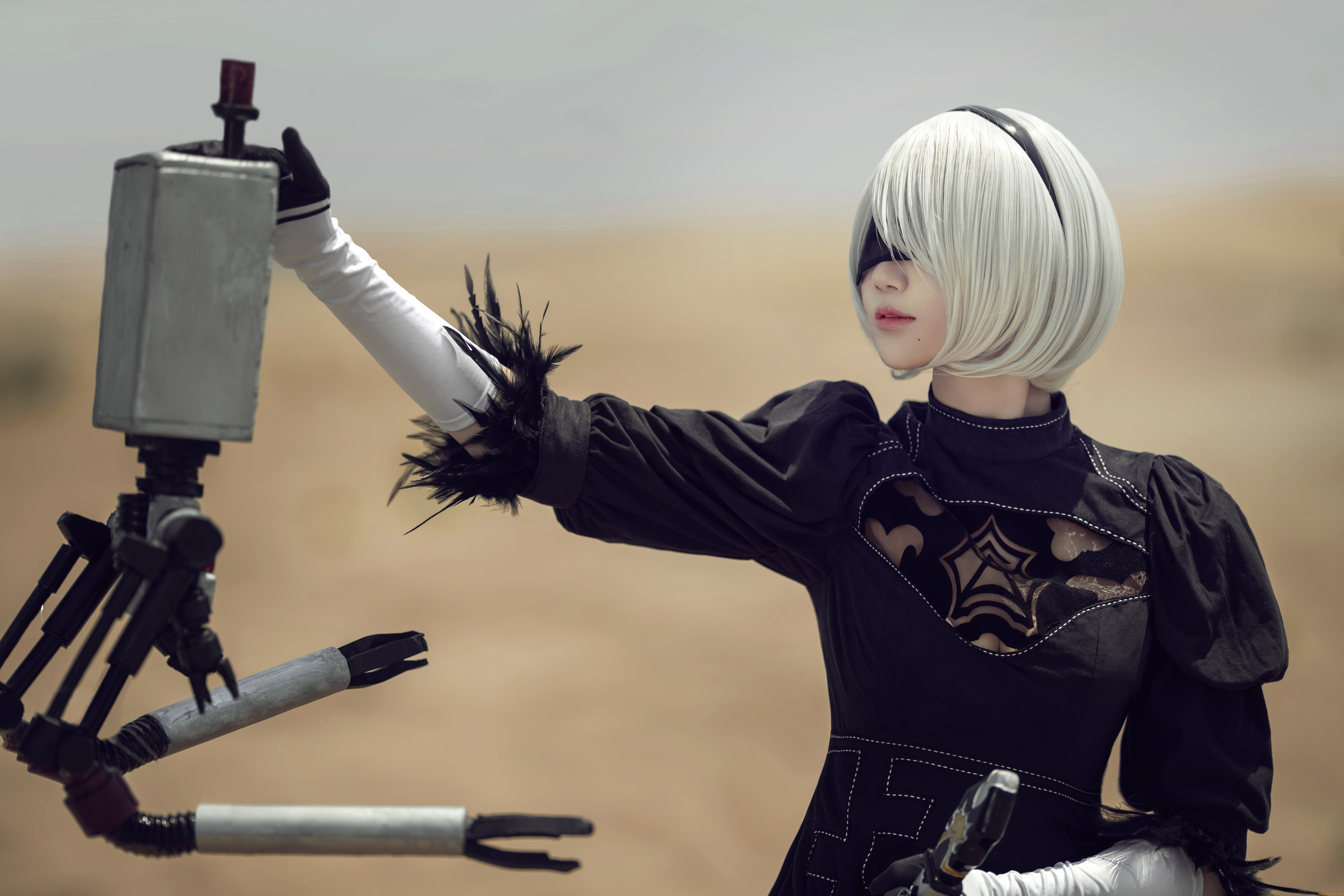 девушки, -unsort, , девушки, с, оружием, робот, девушка, андроид, 2в