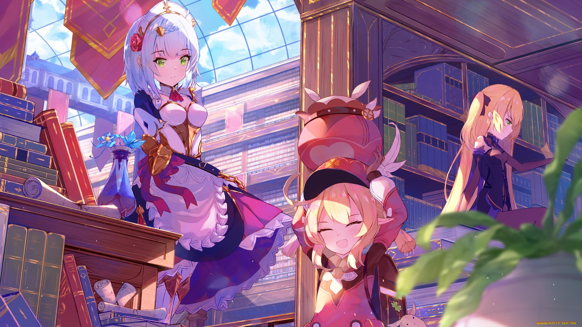 аниме, genshin, impact, genshin, impact