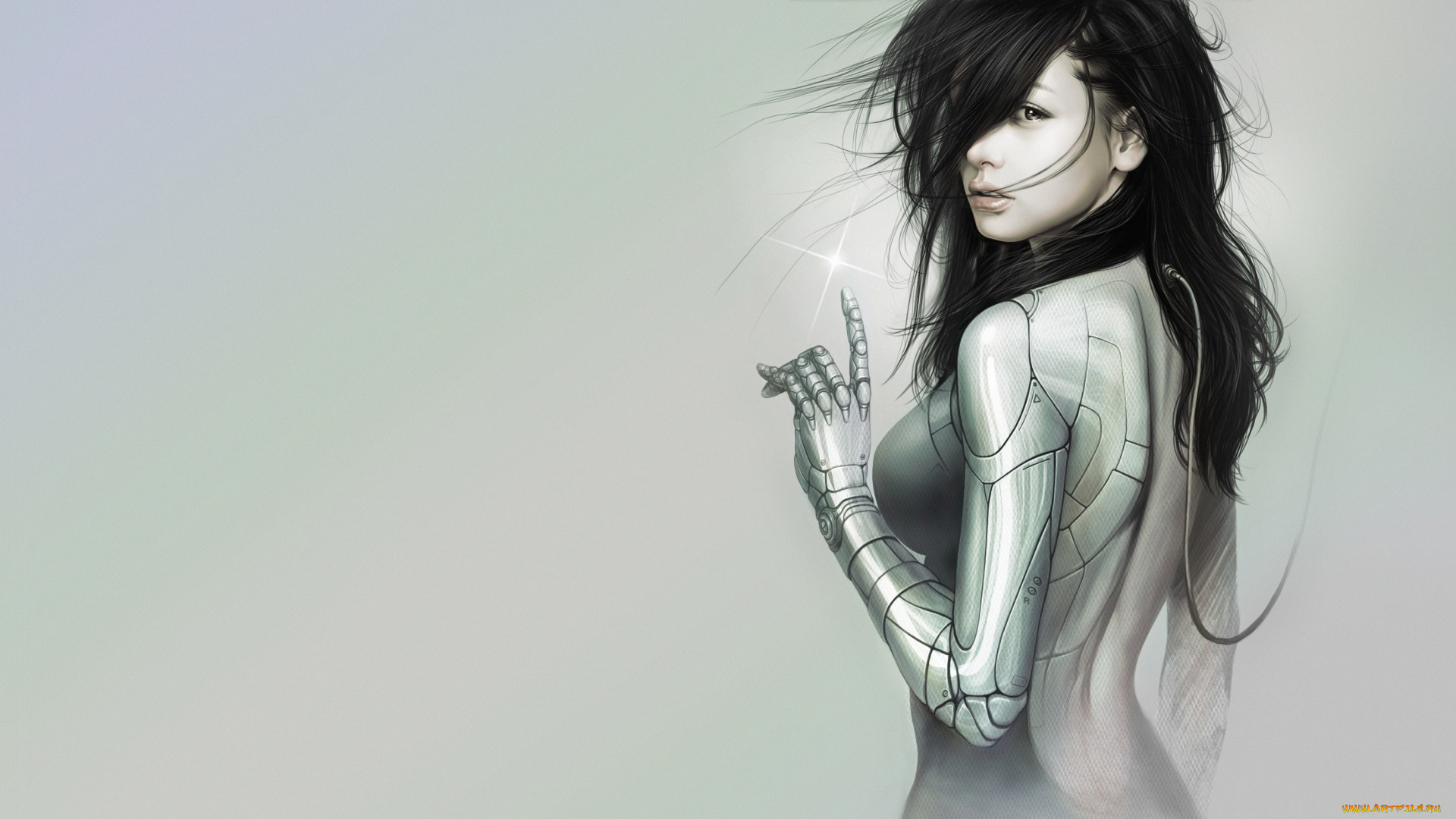 фэнтези, роботы, , киборги, , механизмы, девушка, киборг