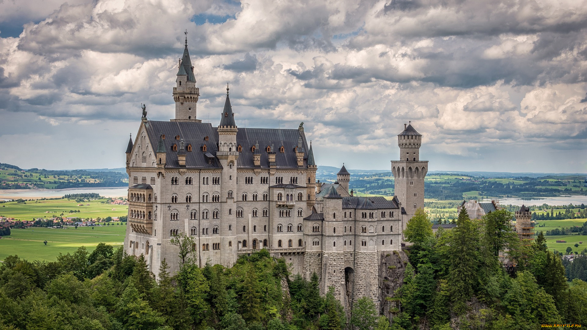 neuschwanstein, castle, города, замок, нойшванштайн, , германия, neuschwanstein, castle