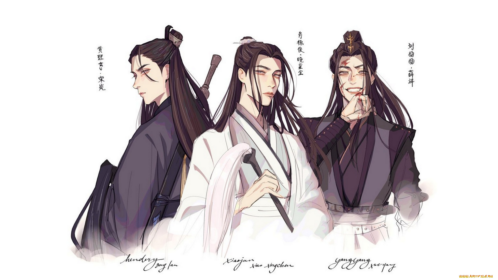 рисованное, кино, , мультфильмы, the, untamed, неукротимый, повелитель, чэньцин, мосян, тунсю, mo, dao, zu, shi, магистр, дьявольского, культа