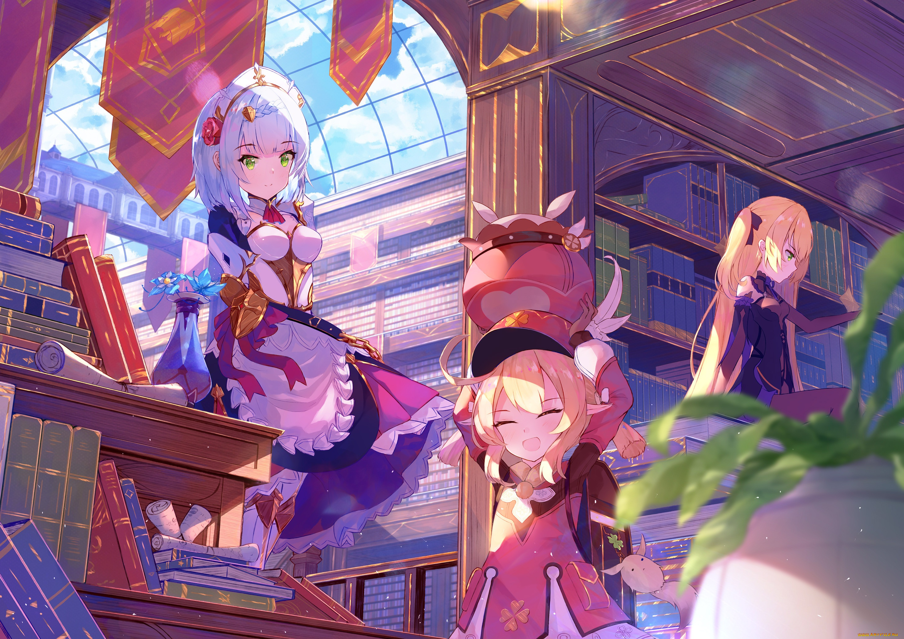 аниме, genshin, impact, genshin, impact