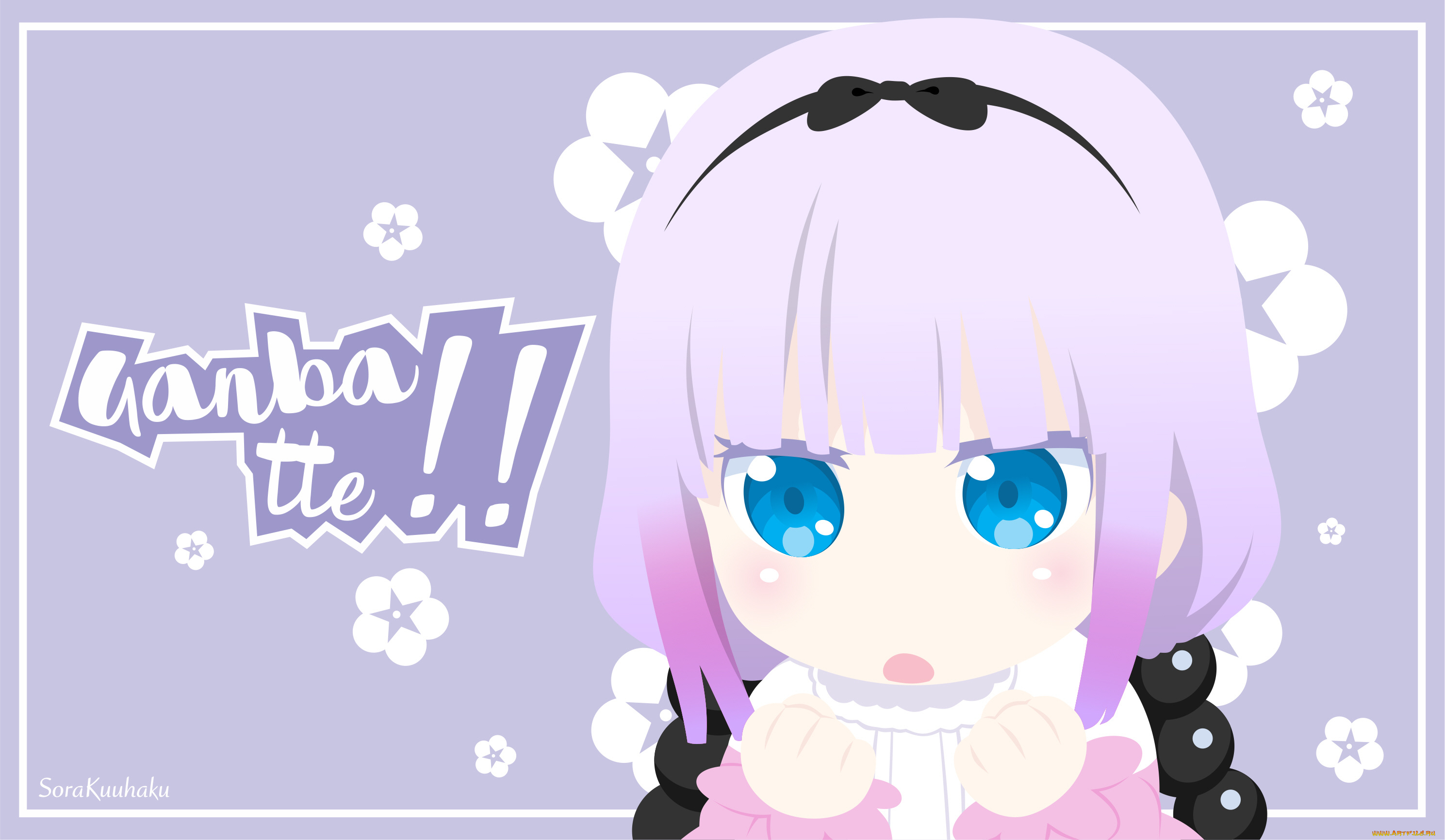 аниме, kobayashi-san, chi, no, maid, dragon, kanna, kamui