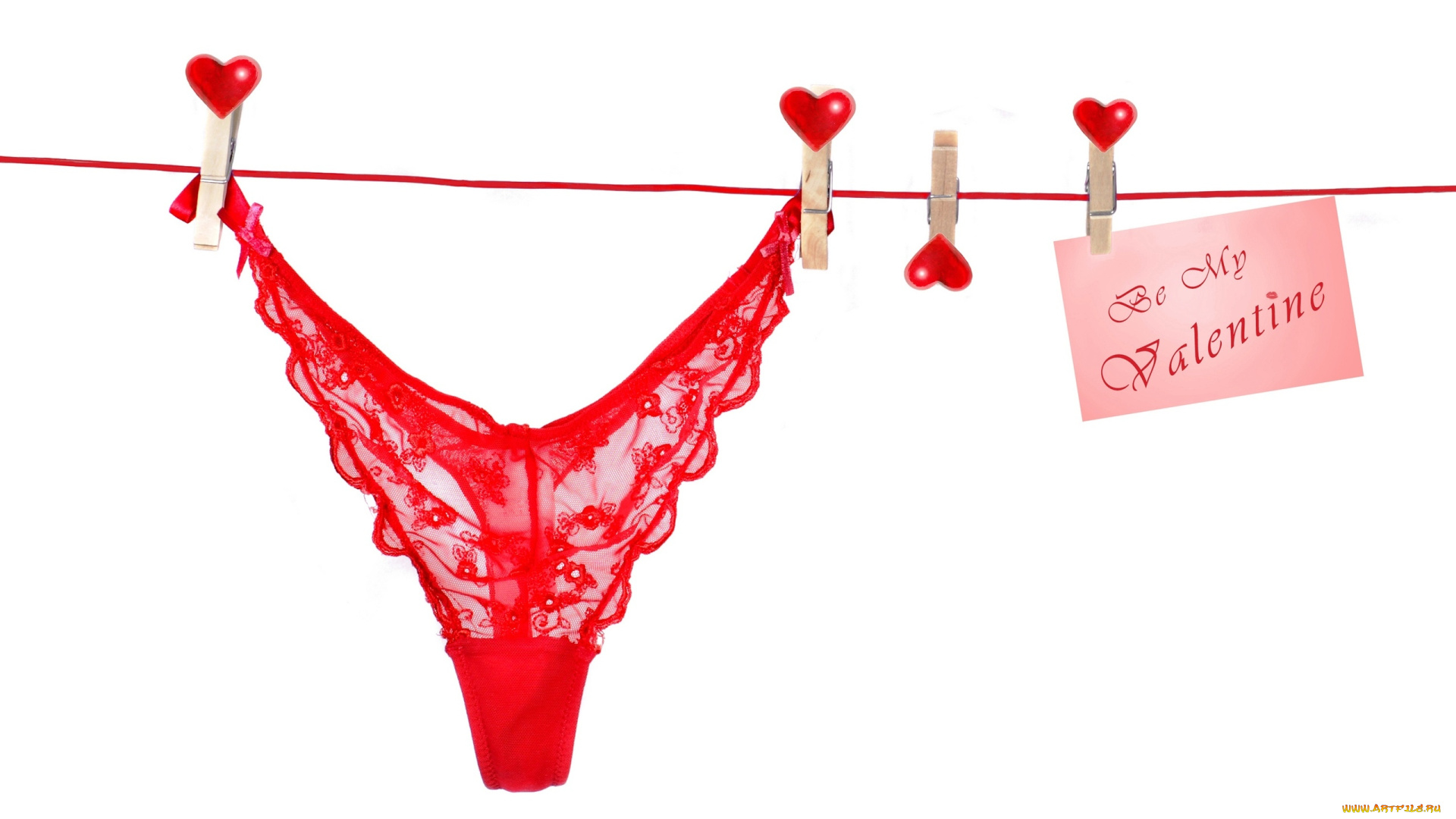 праздничные, день, святого, валентина, , сердечки, , любовь, белье, сердечки, записка