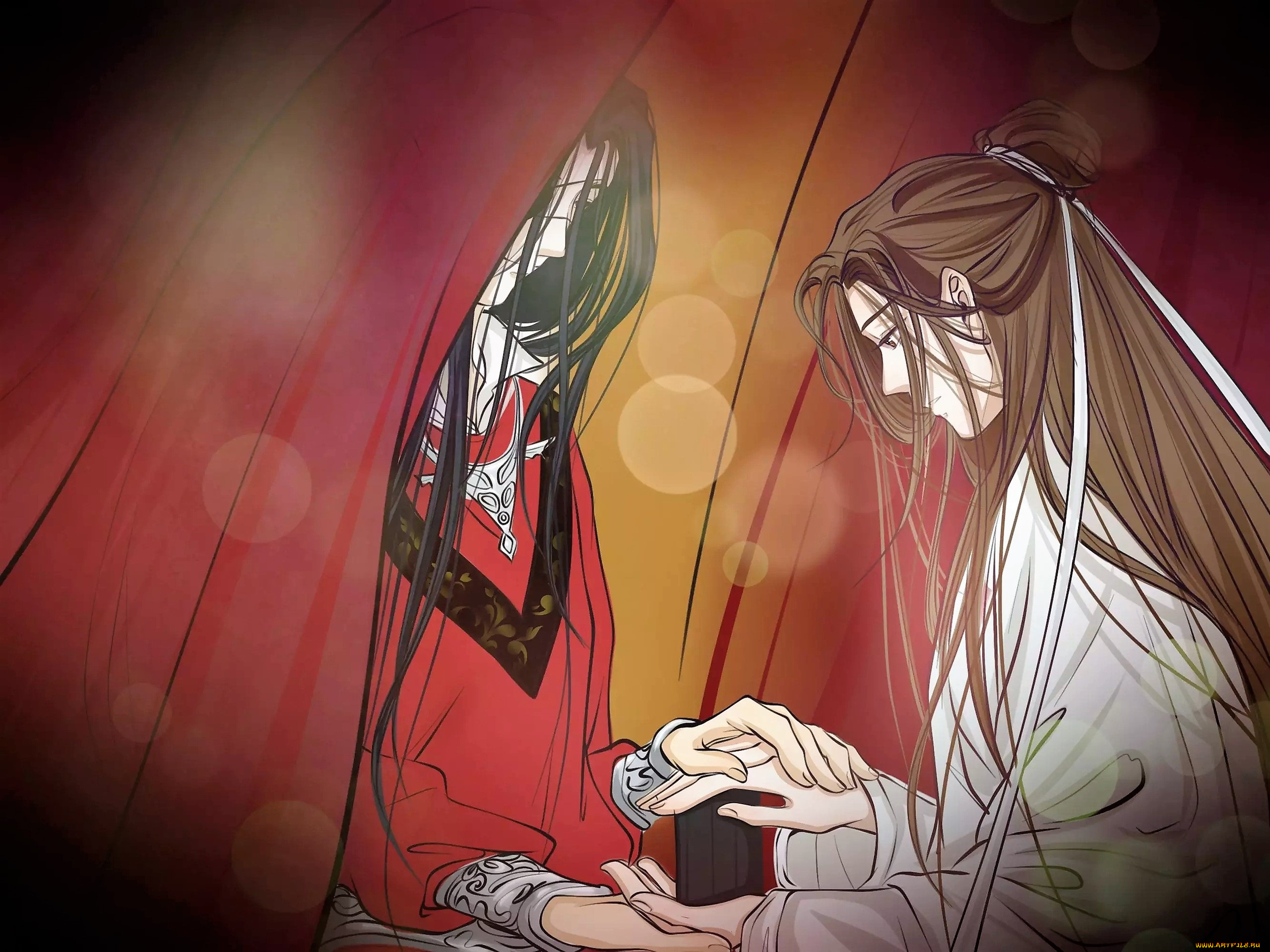 аниме, tian, guan, ci, fu, персонажи