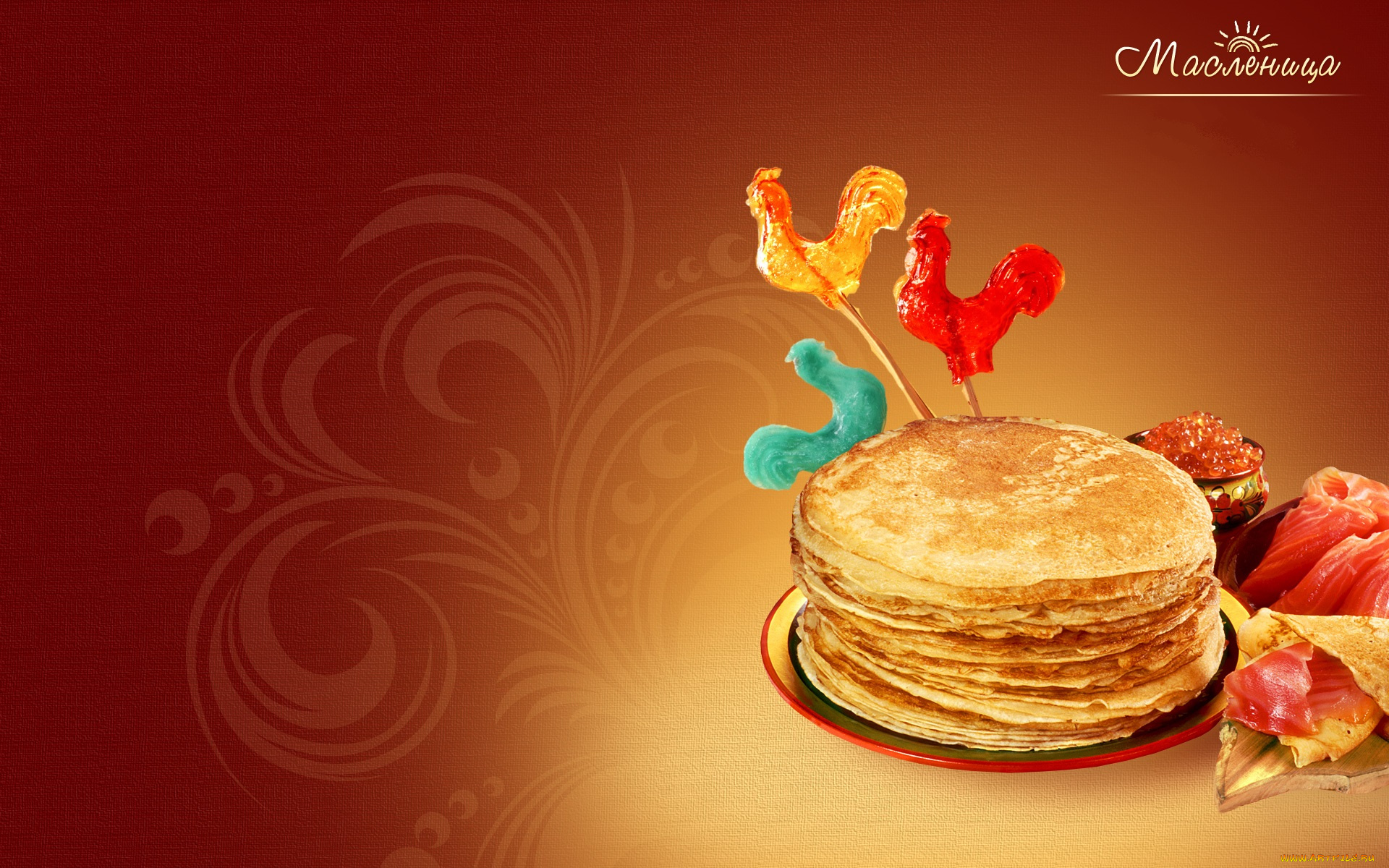 праздничные, масленица, петушки, блины, начинки