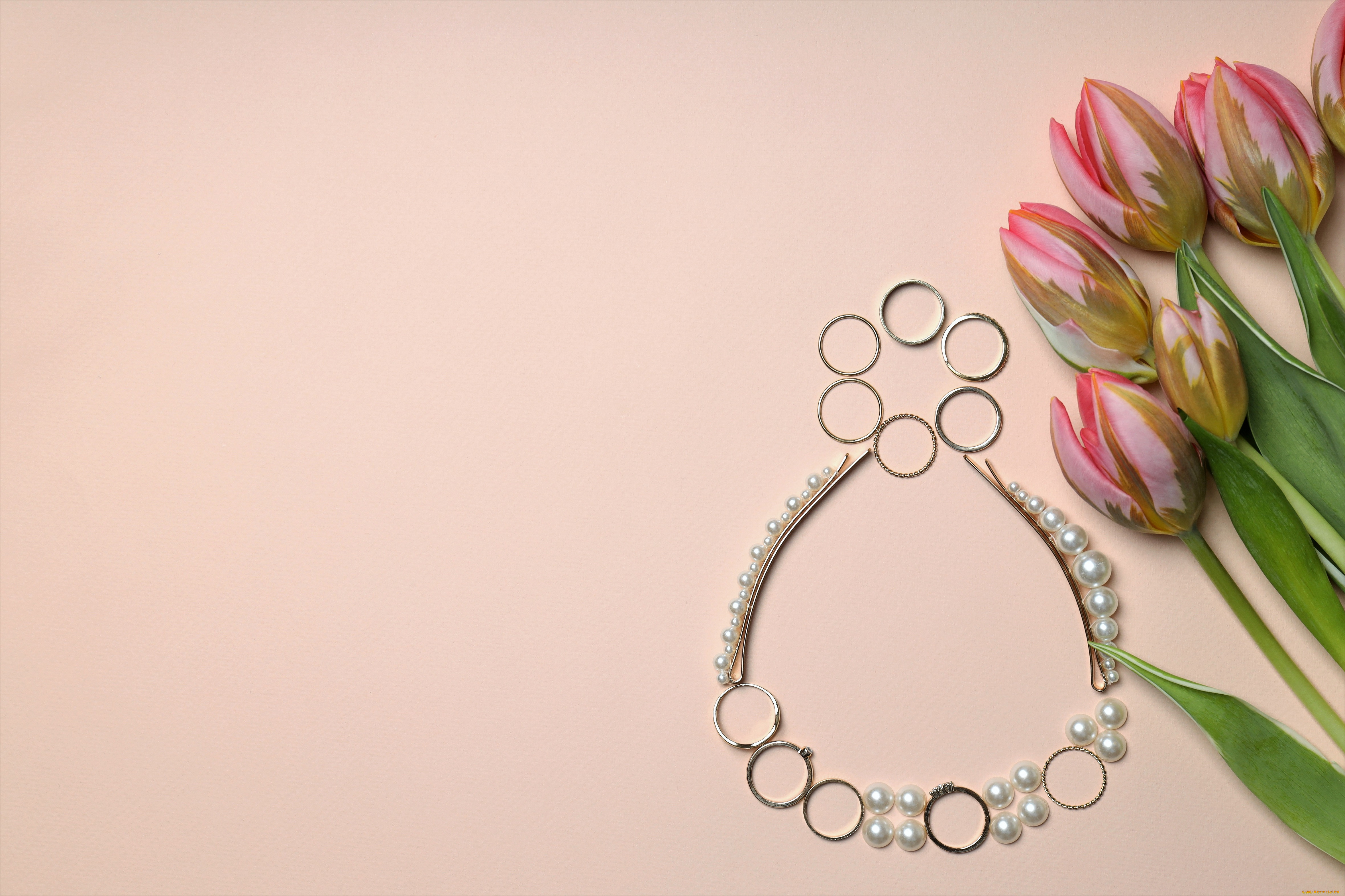 праздничные, международный, женский, день, -, 8, марта, украшения, тюльпаны