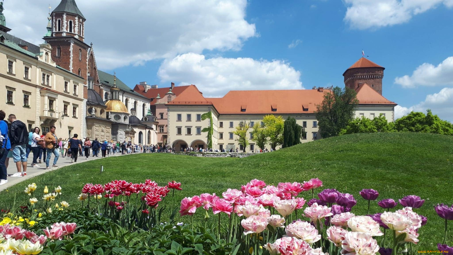 wawel, castle, города, краков, , польша, wawel, castle