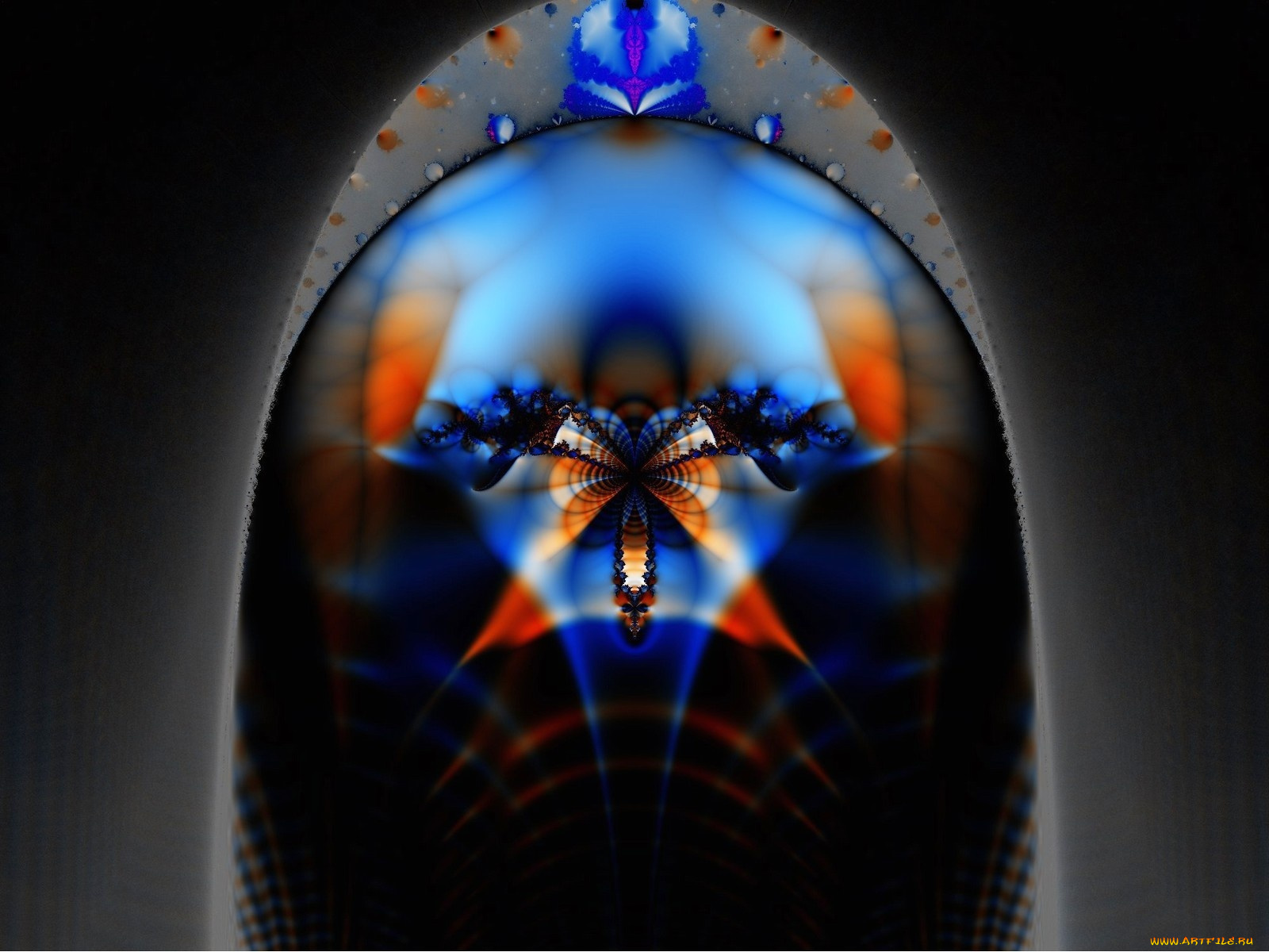 3д, графика, fractal, фракталы, фон, цвета