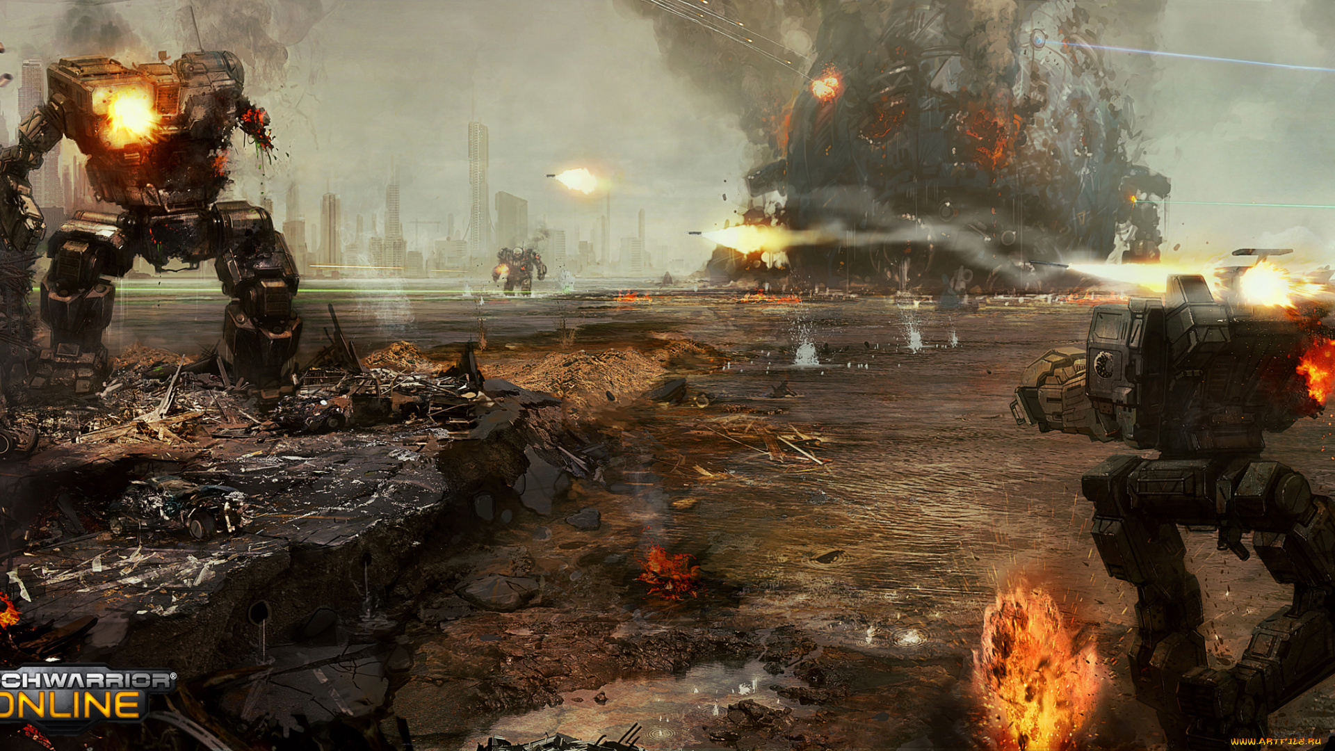 mechwarrior, online, видео, игры