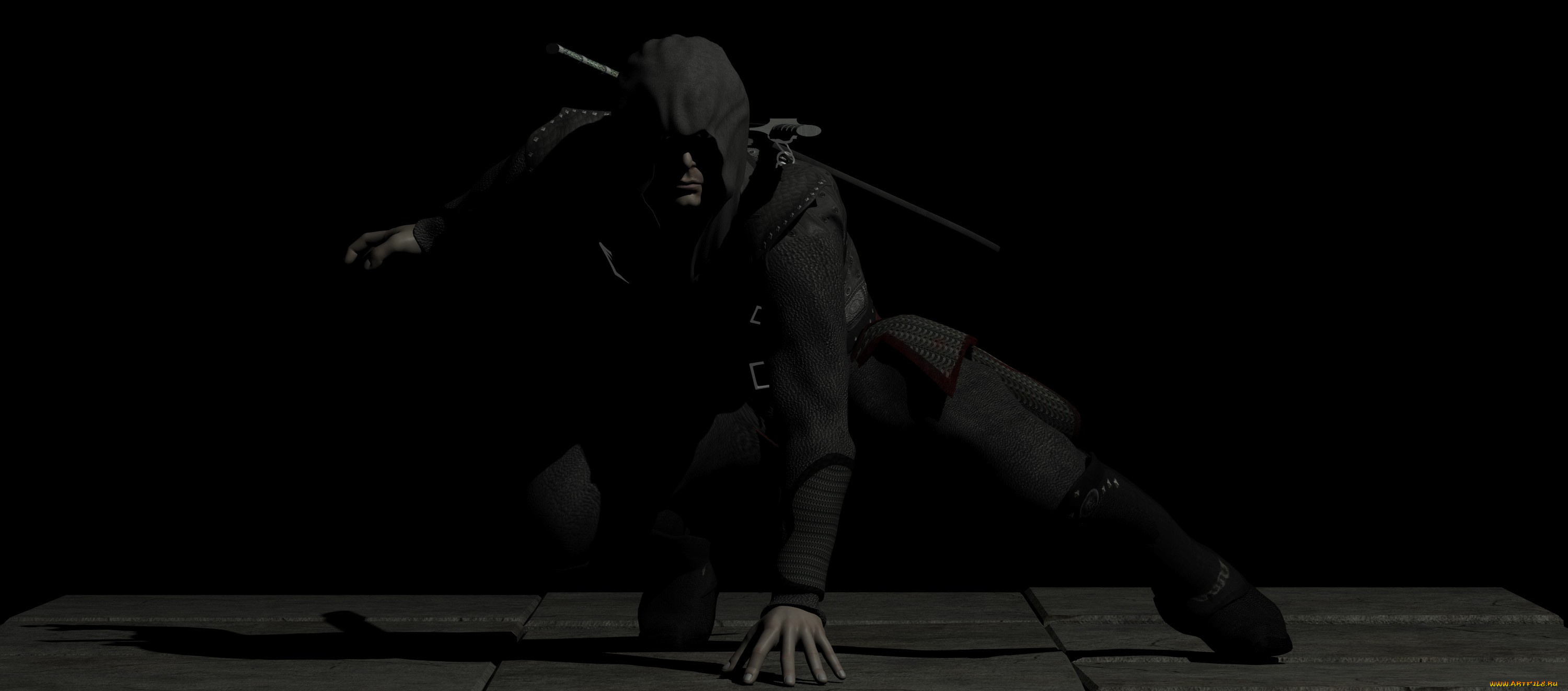 3д, графика, military, воин