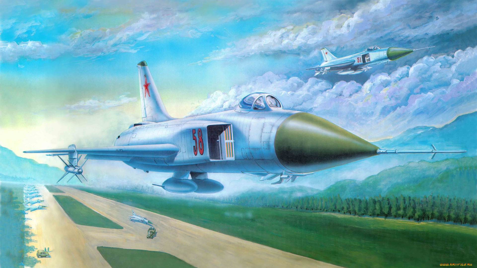 авиация, 3д, рисованые, graphic, самолеты, полет, облака