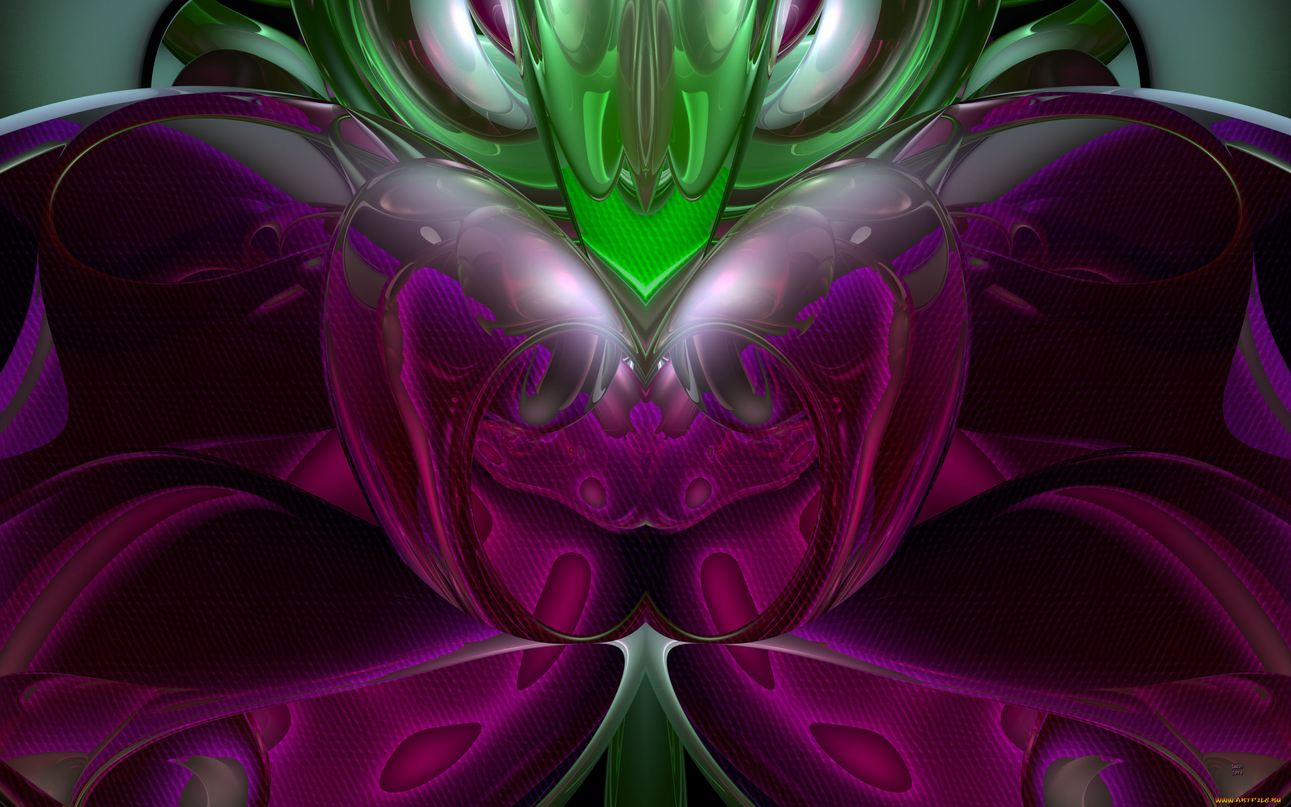 3д, графика, fractal, фракталы, узор, цвет, фон