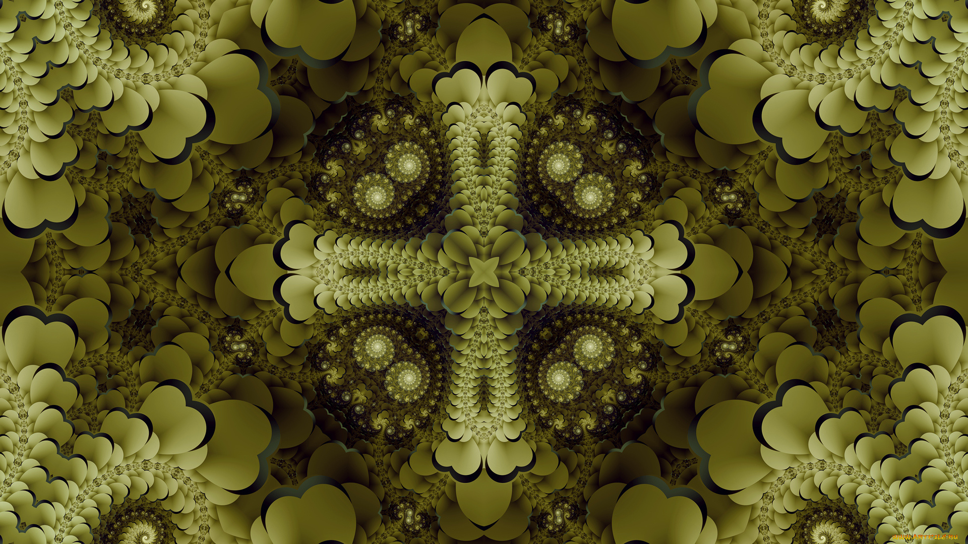 3д, графика, fractal, , фракталы, фон, цвета, узор