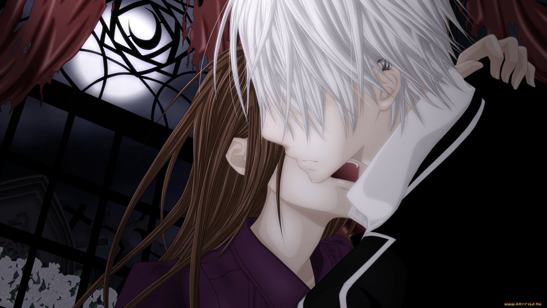 аниме, vampire, knight, луна, zero, yuki, vampire, knight