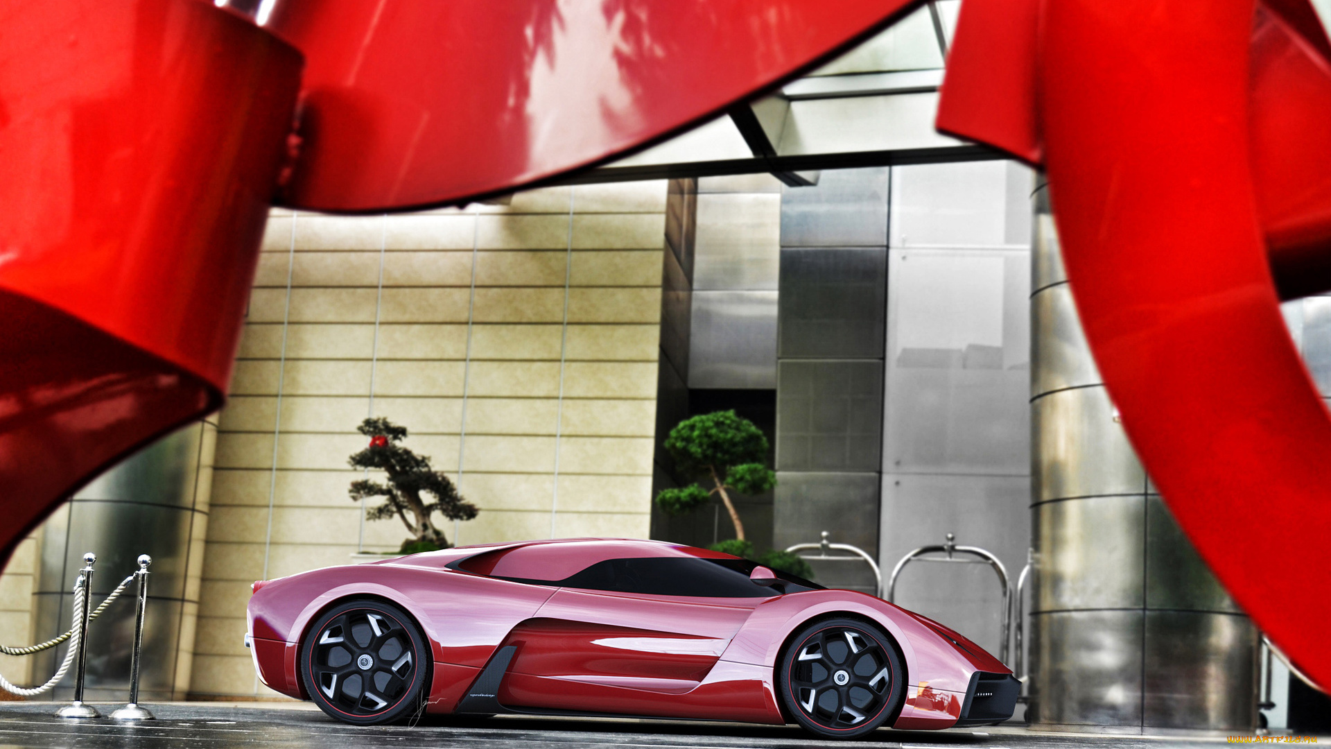 автомобили, 3д, ferrari